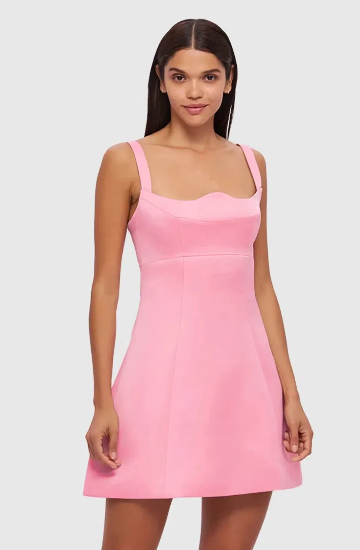 Leo Lin Jacinta Dress in Bubblegum - Image 4