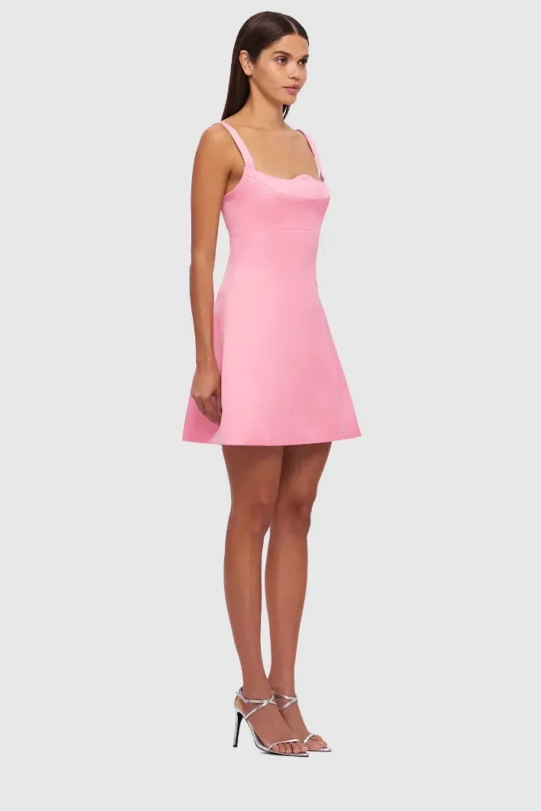 Leo Lin Jacinta Dress in Bubblegum for rent on The Volte - main image
