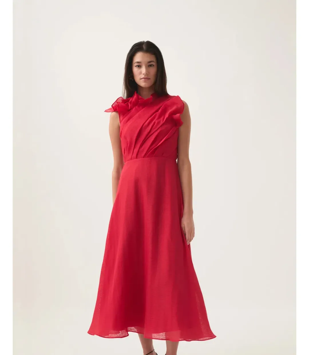 Aje GENESIS MIDI DRESS size 10 for rent on The Volte - main image