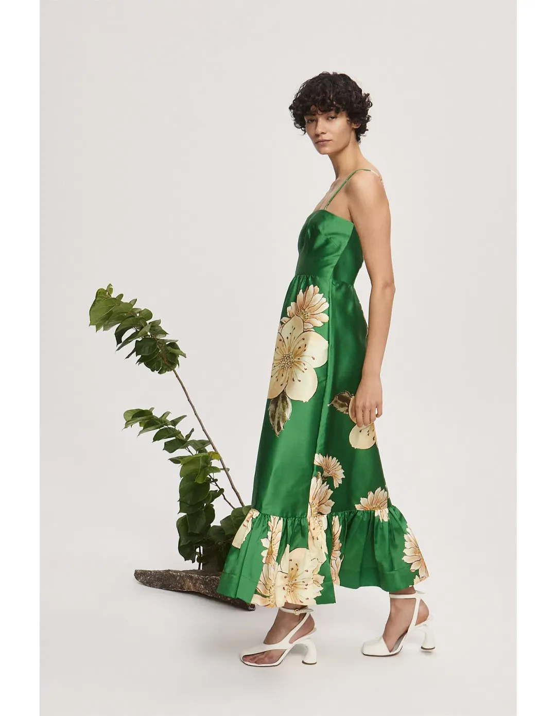 Alemais Sage Midi Dress 10 for rent on The Volte - main image