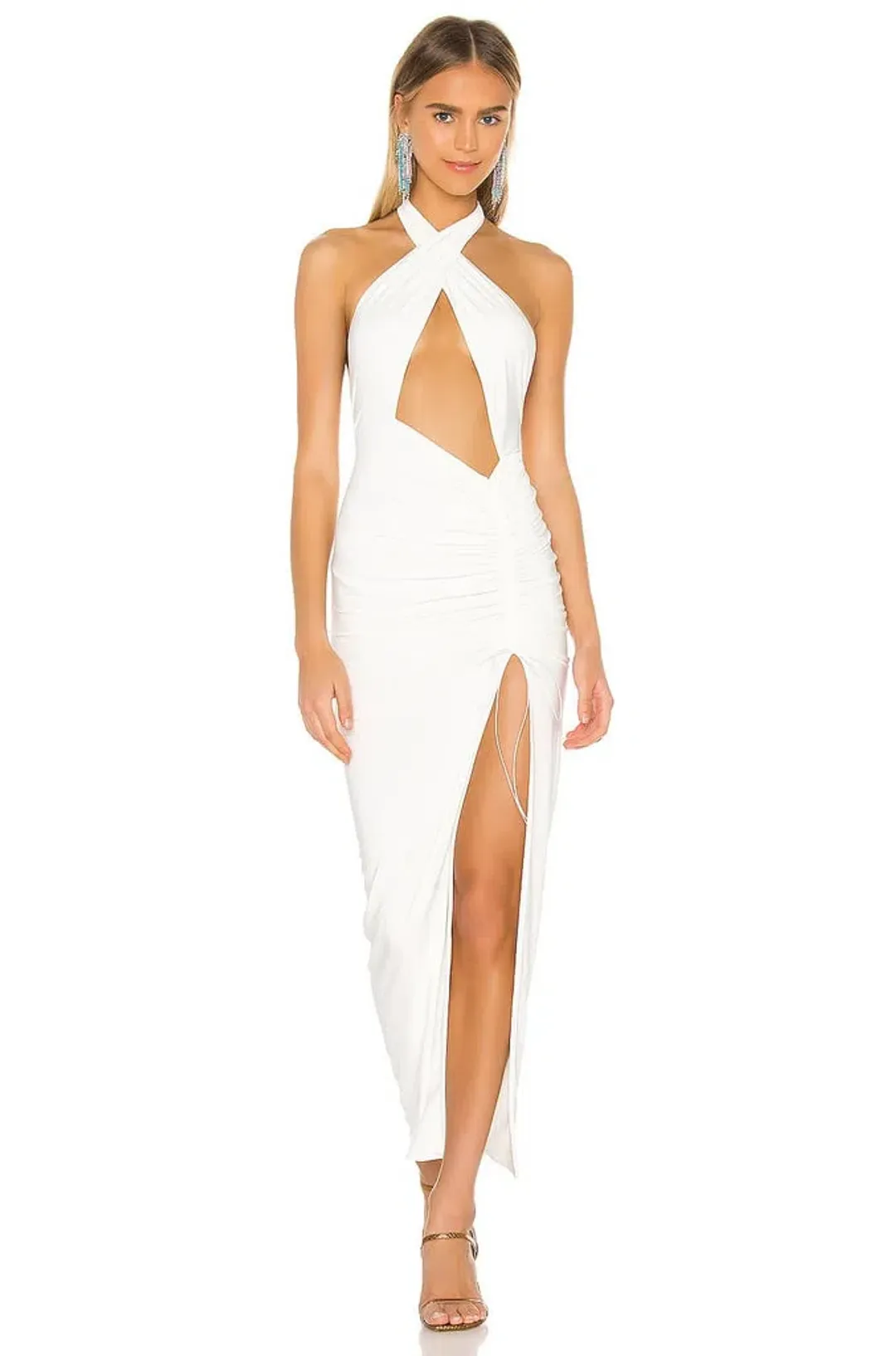 Natalie Rolt Sasha Gown White Size 8  for rent on The Volte - main image