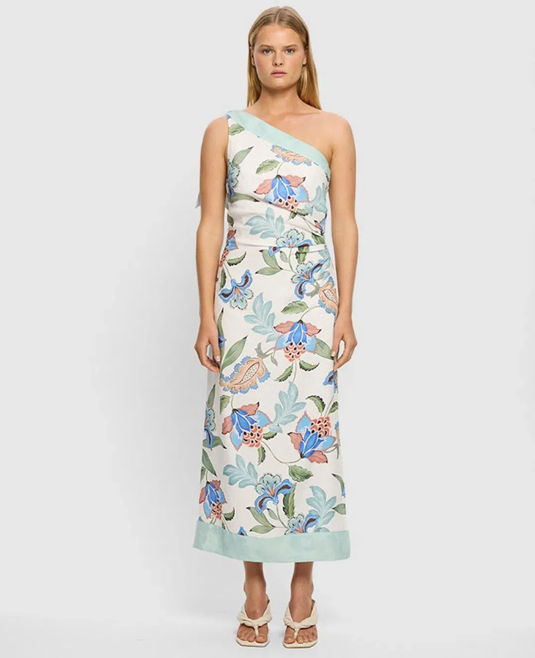 KIVARI - Azure midi dress for rent on The Volte - main image