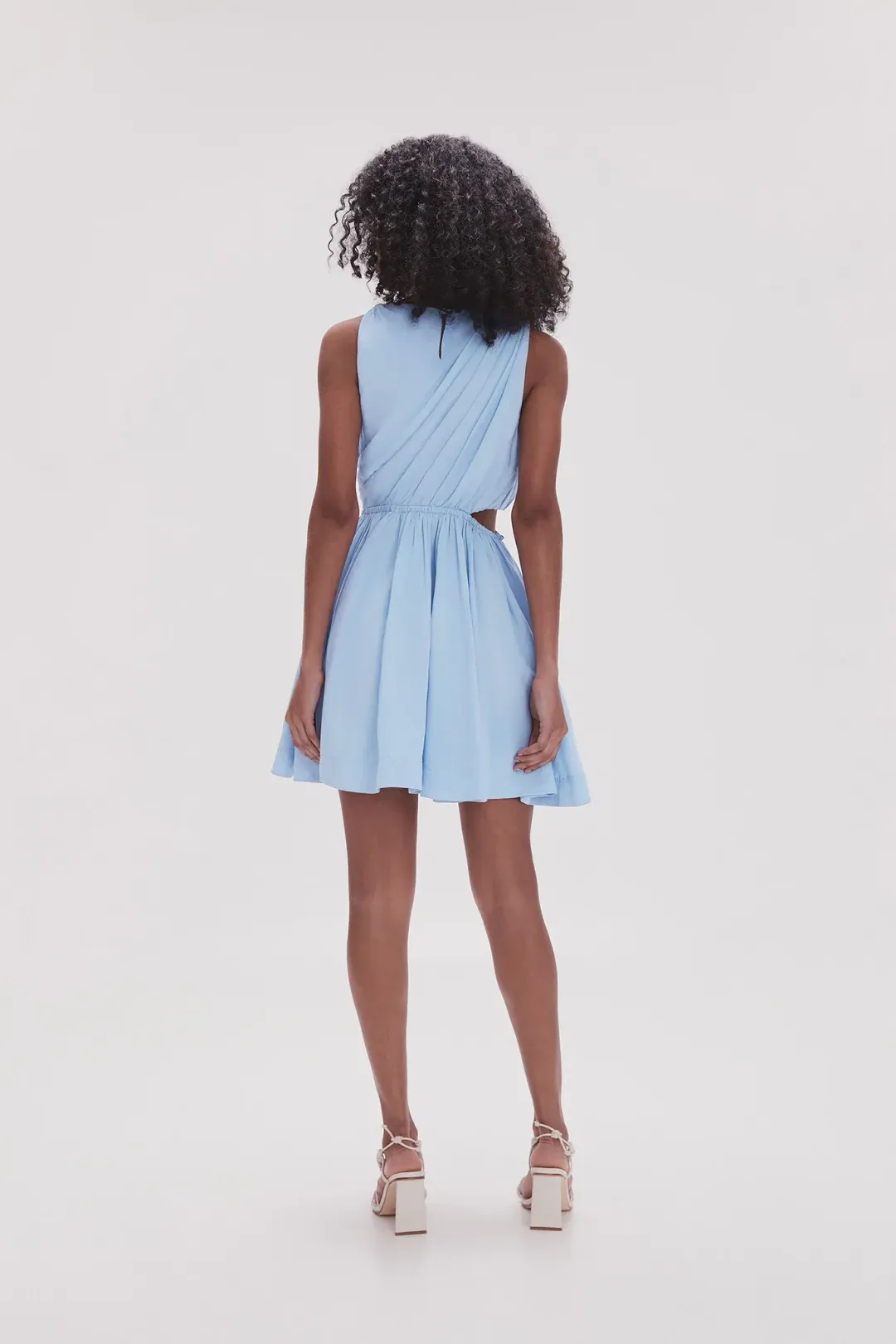 Aje Abbey Twisted Blue Dress Size 14 for rent on The Volte - main image