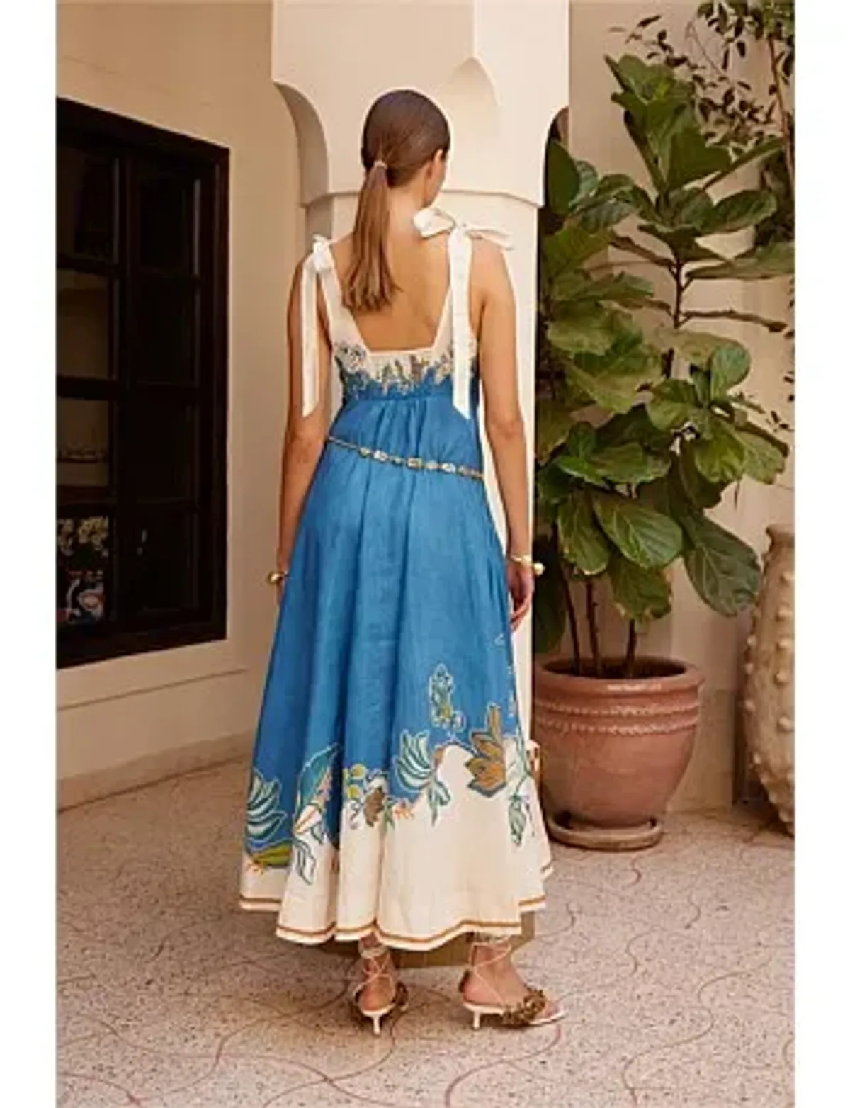 Alemais LUDA BALLET SUNDRESS Blue Size 10 - Image 3