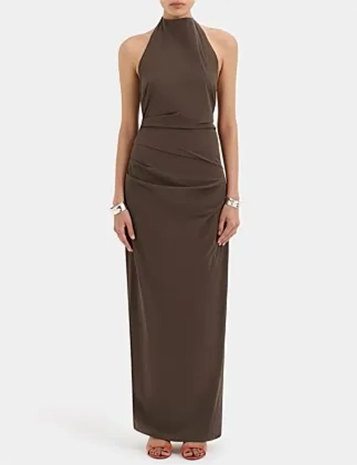 Sir The Label Sol Halter Gown Brown Size 10 - Image 1