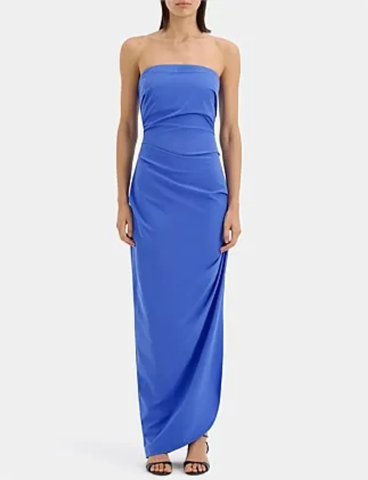 Sir The Label Sol Strapless Gown Cobalt Size 2 - Image 1