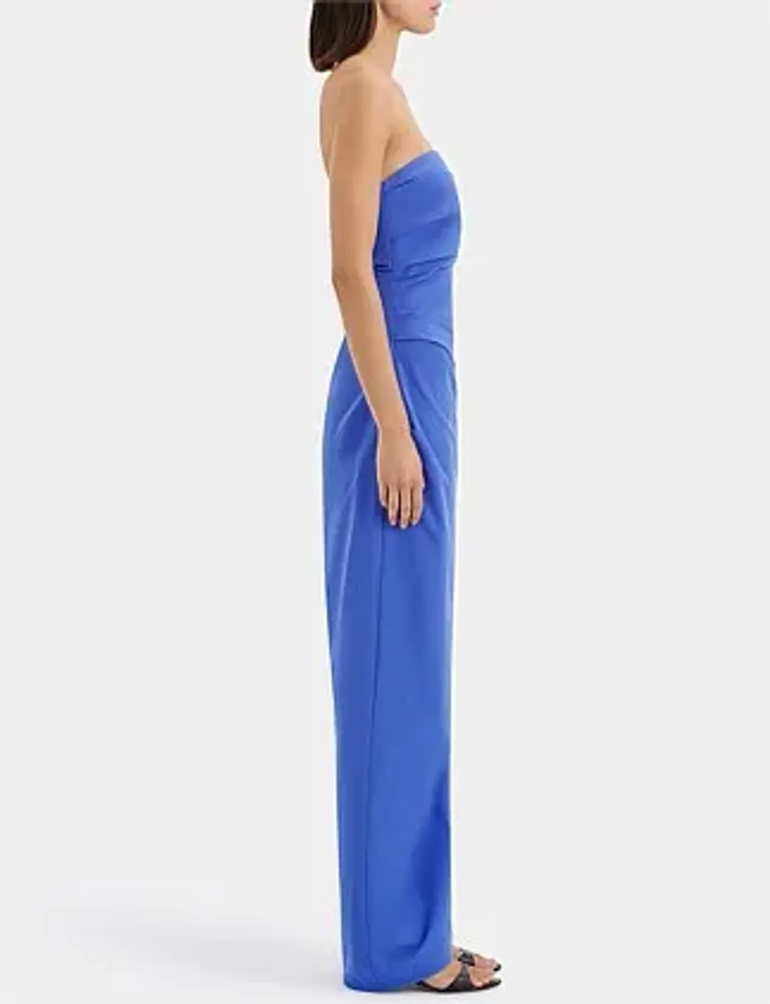 Sir The Label Sol Strapless Gown Cobalt Size 2 for rent on The Volte - main image