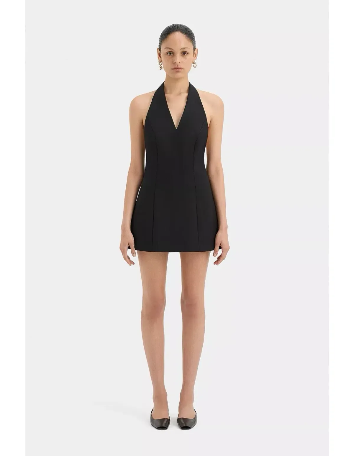 Sir the Label Sandrine Halter Mini Dress - Image 2
