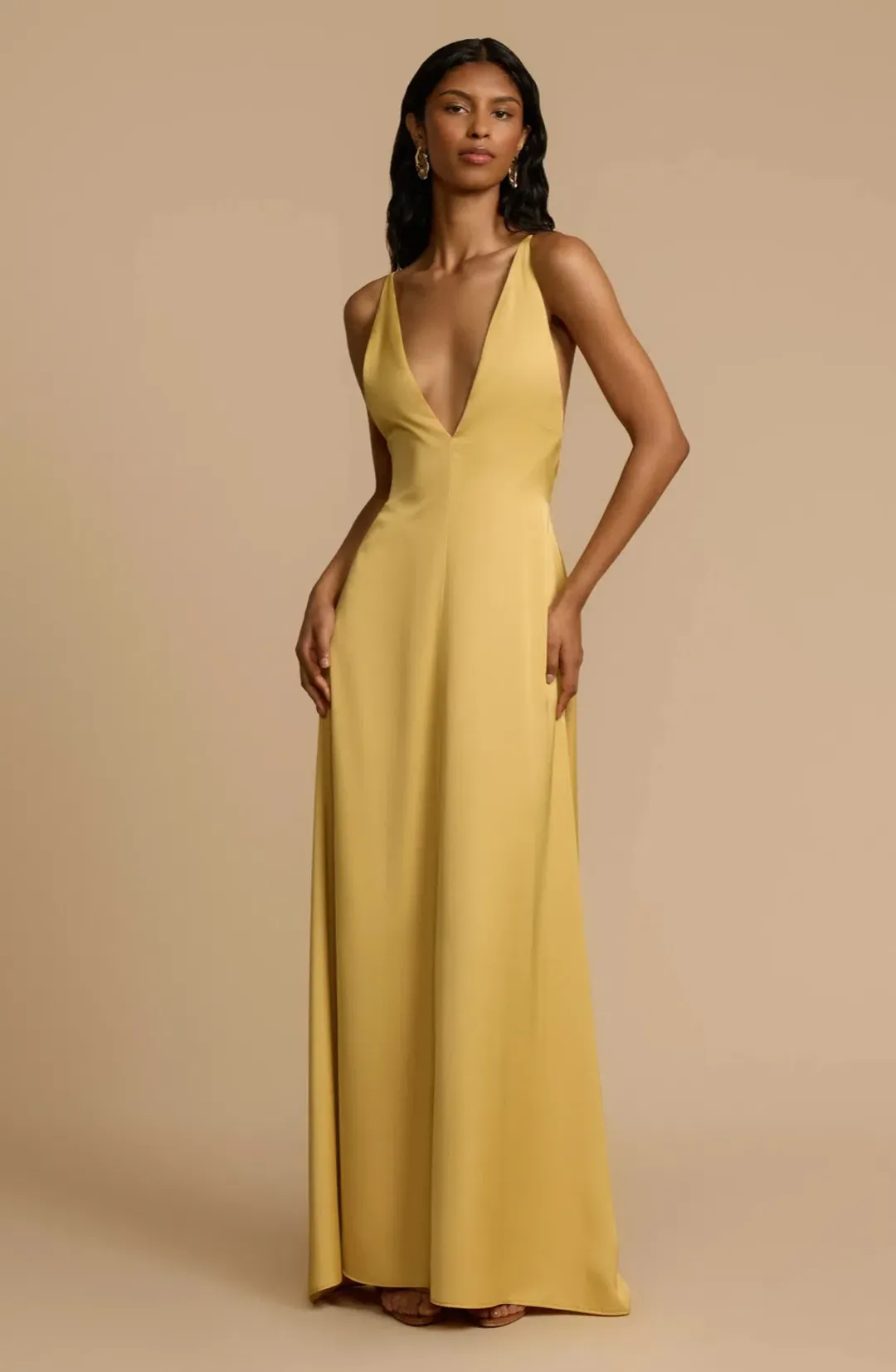 Arcina Ori SOLEIL DRESS YELLOW for rent on The Volte - main image