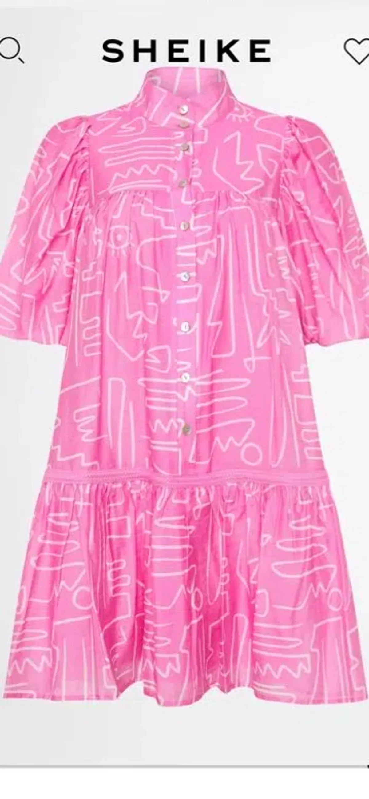 Sheike Optical Illusions Mini Dress Size 8 - Image 2