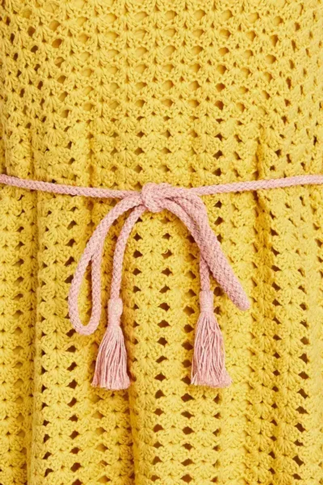 Zimmermann Laurel Ruffled Crochet Cotton Mini Dress Size 1 / AU 10 for rent on The Volte - main image