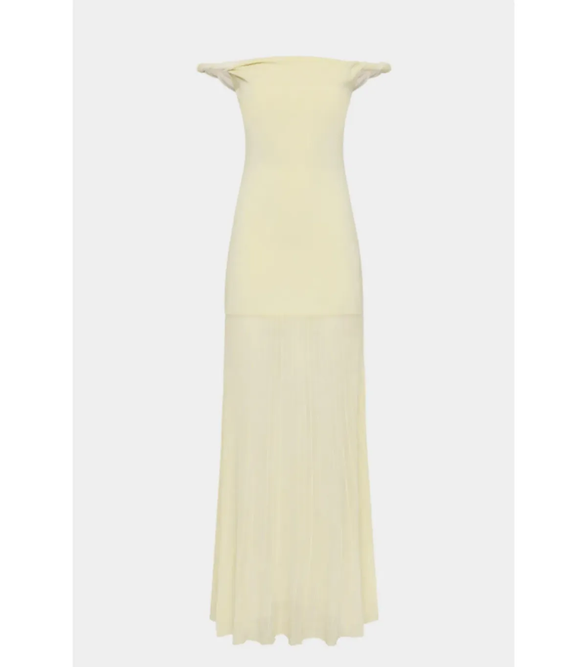 Sir the Label Ella Off Shoulder Twist Dress in Lemon Sorbet Size 10 - Image 7