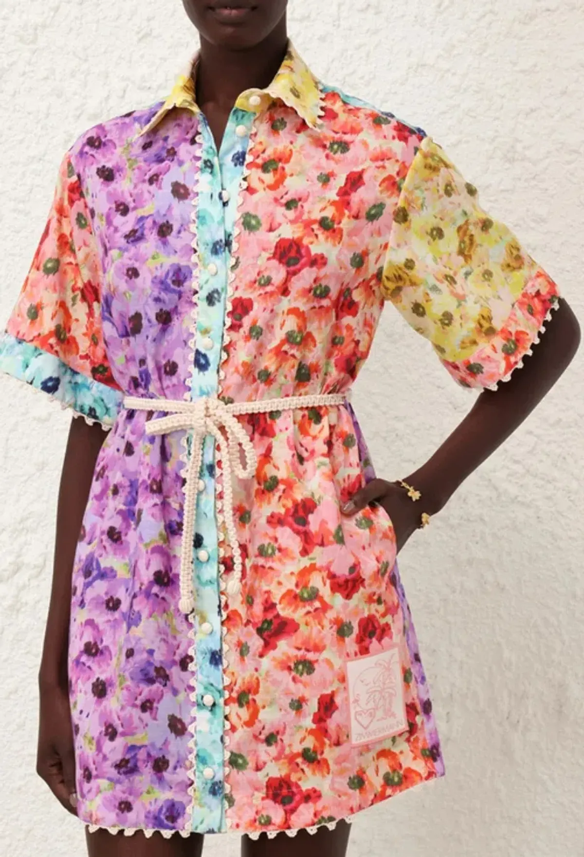 Zimmermann Lightburst Mini Dress size 2  - Image 1