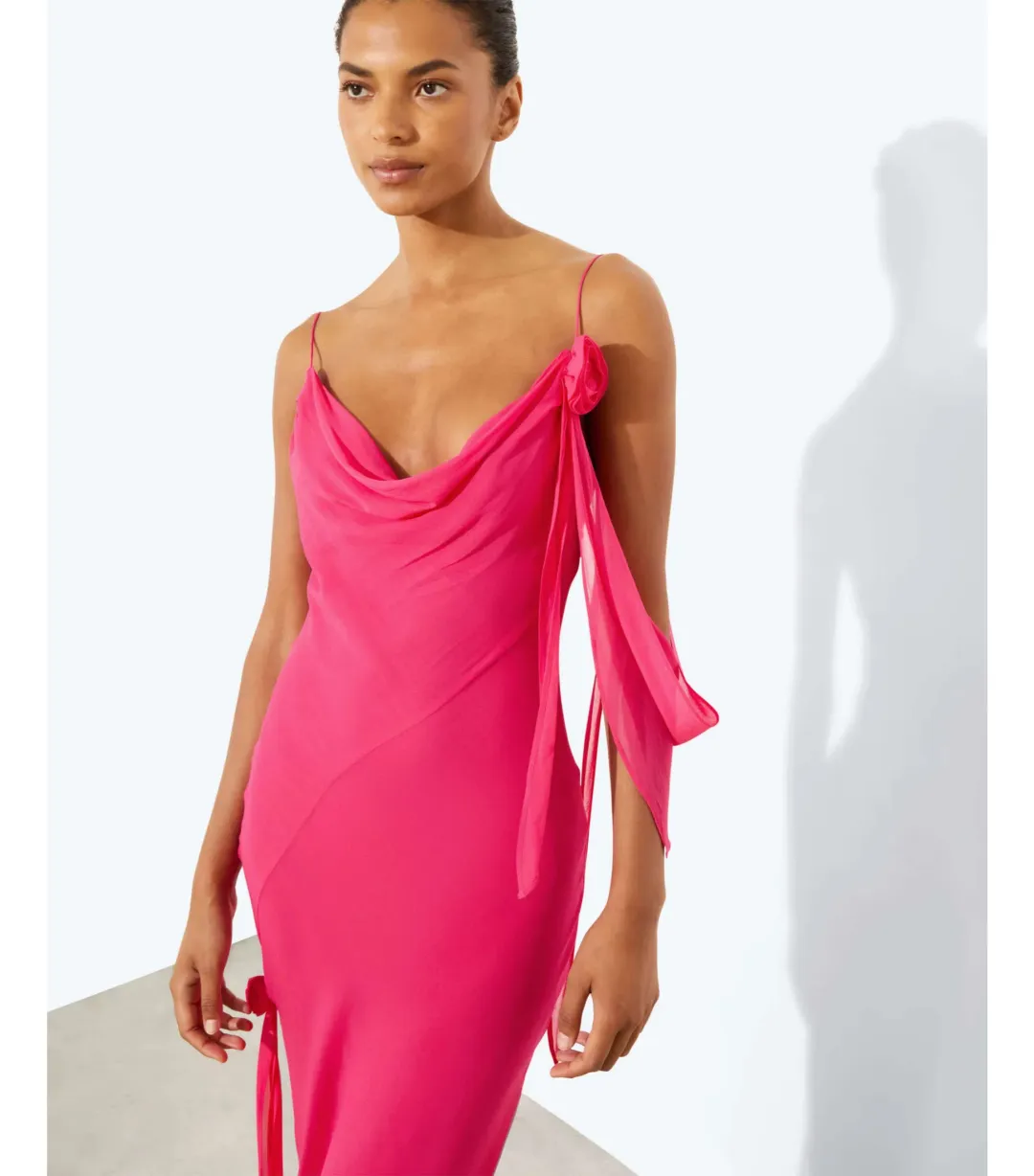 Rat & Boa Sirena Dress Pink Size 8 for rent on The Volte - main image