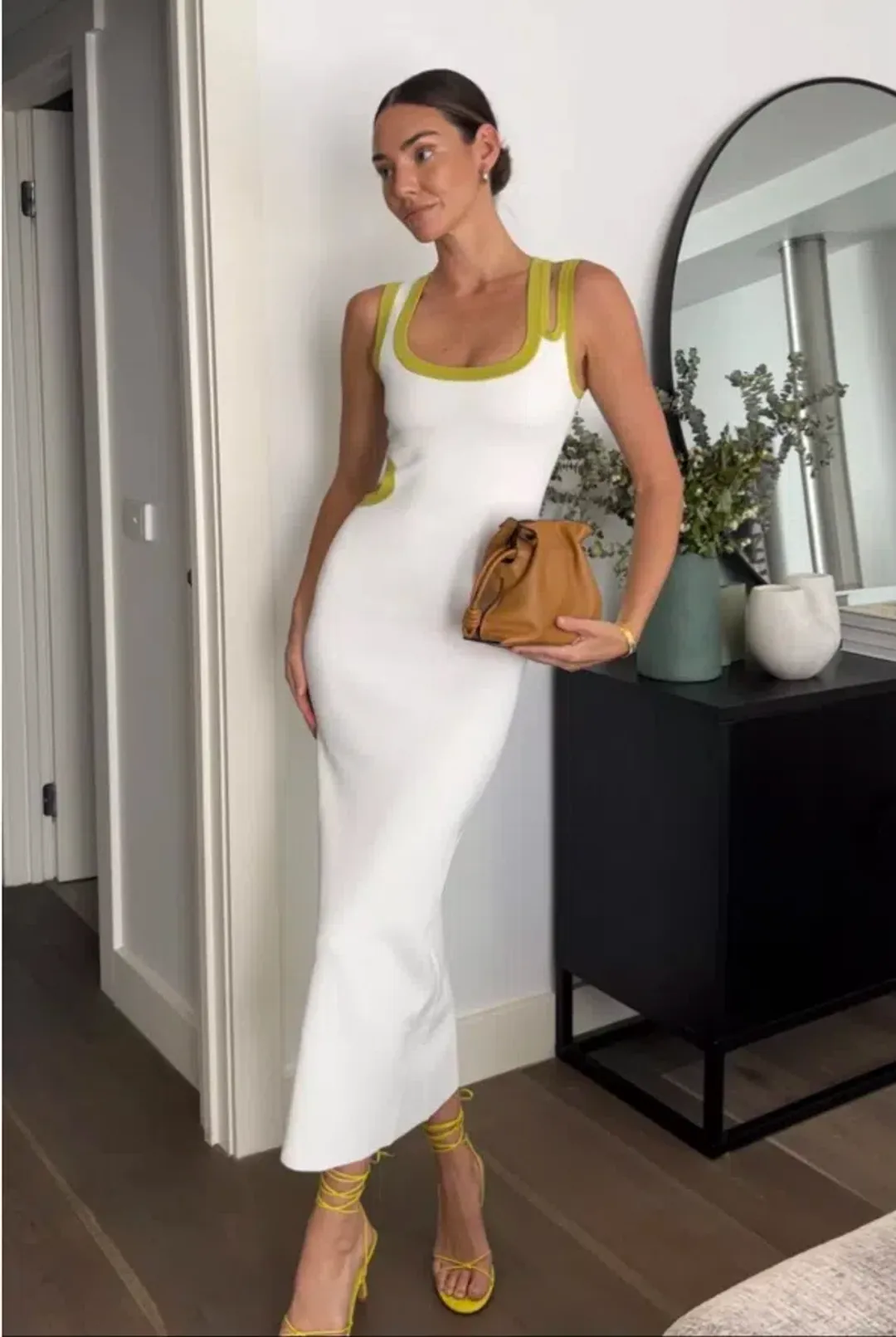 Sir the label evalina cut out dress for rent on The Volte - main image