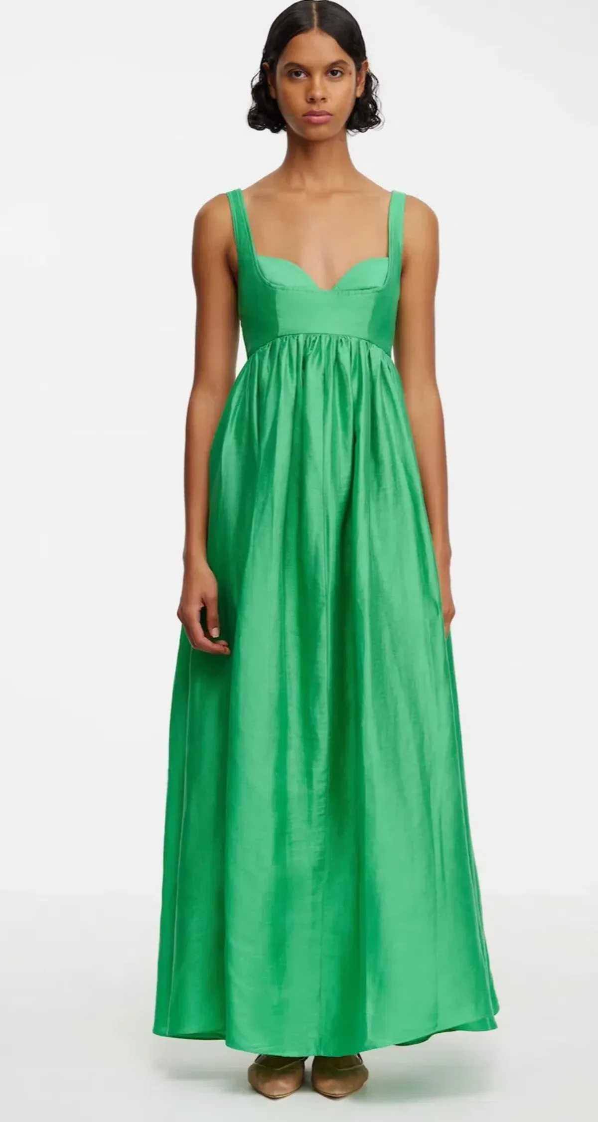 Acler Sandgate Maxi Dress, Green, Size 8 - Image 1