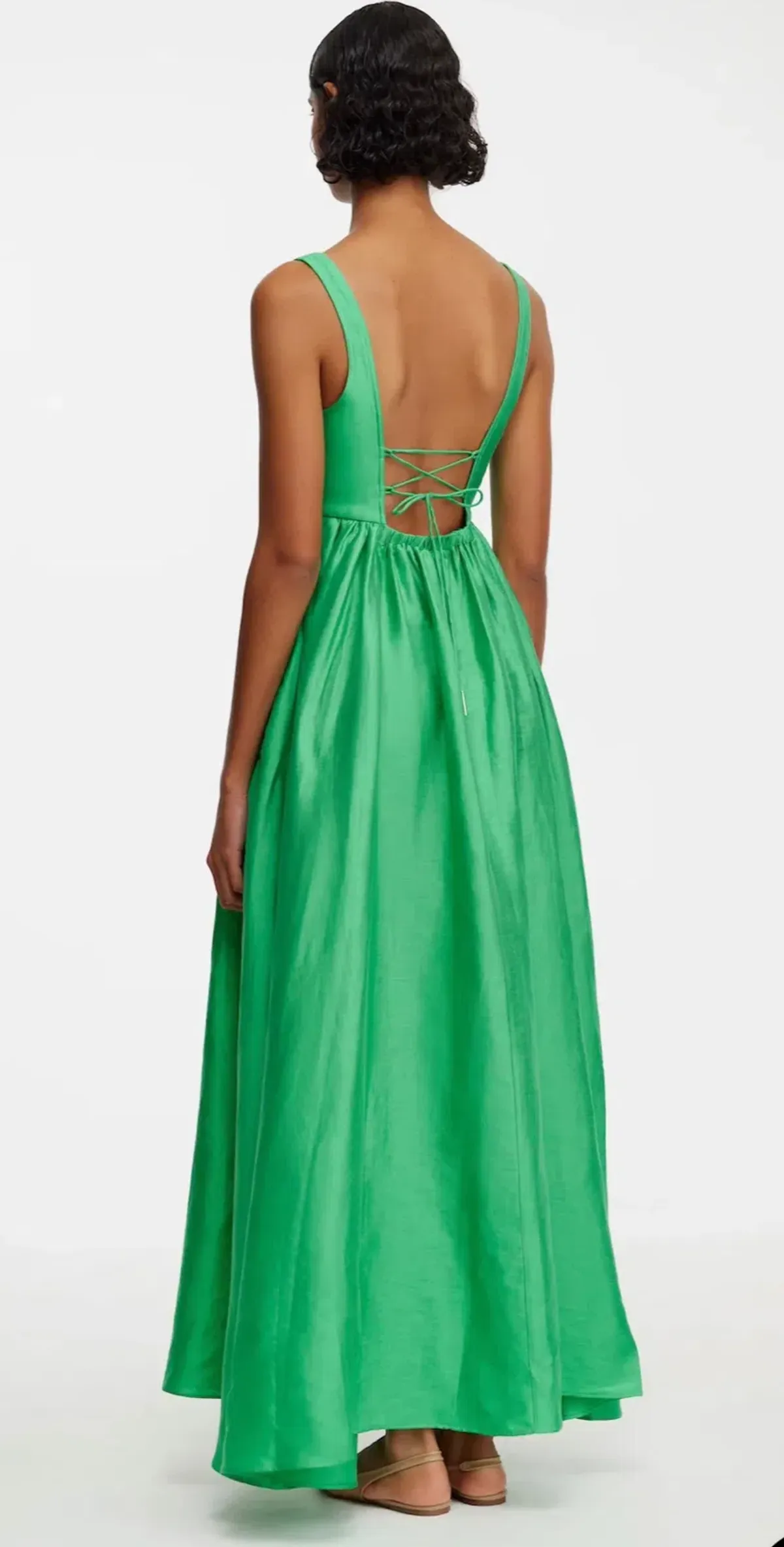 Acler Sandgate Maxi Dress, Green, Size 8 - Image 2