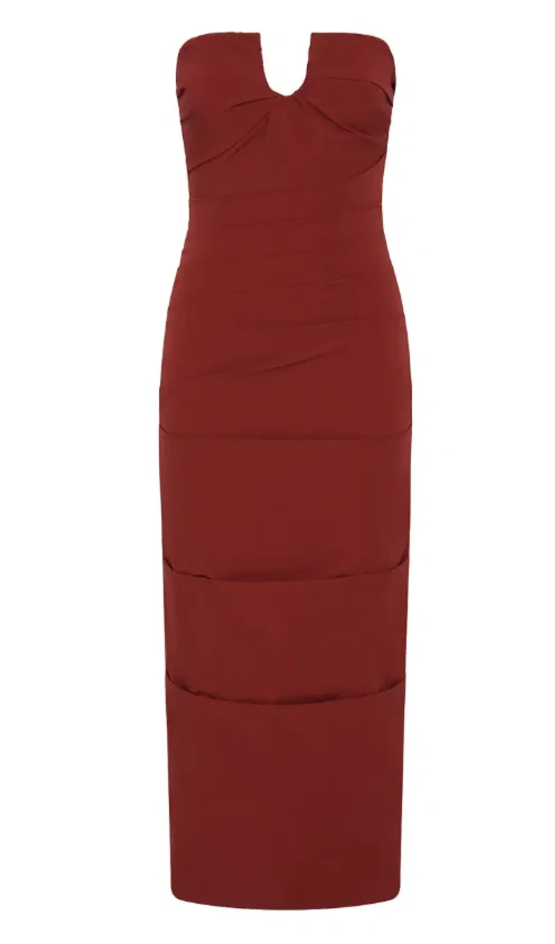 Rachel Gilbert freda dress Wine Size 2 for rent on The Volte - main image