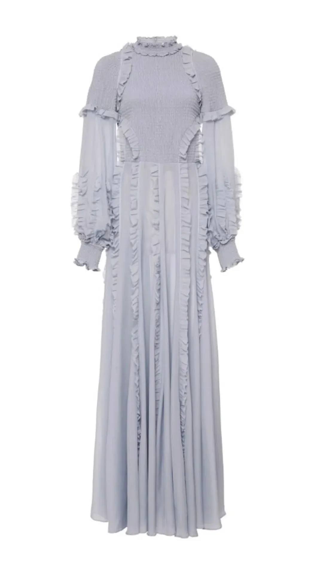 Rachel Gilbert Cordelia Gown In Baby Blue . Size 2 (10-12au) for rent on The Volte - main image