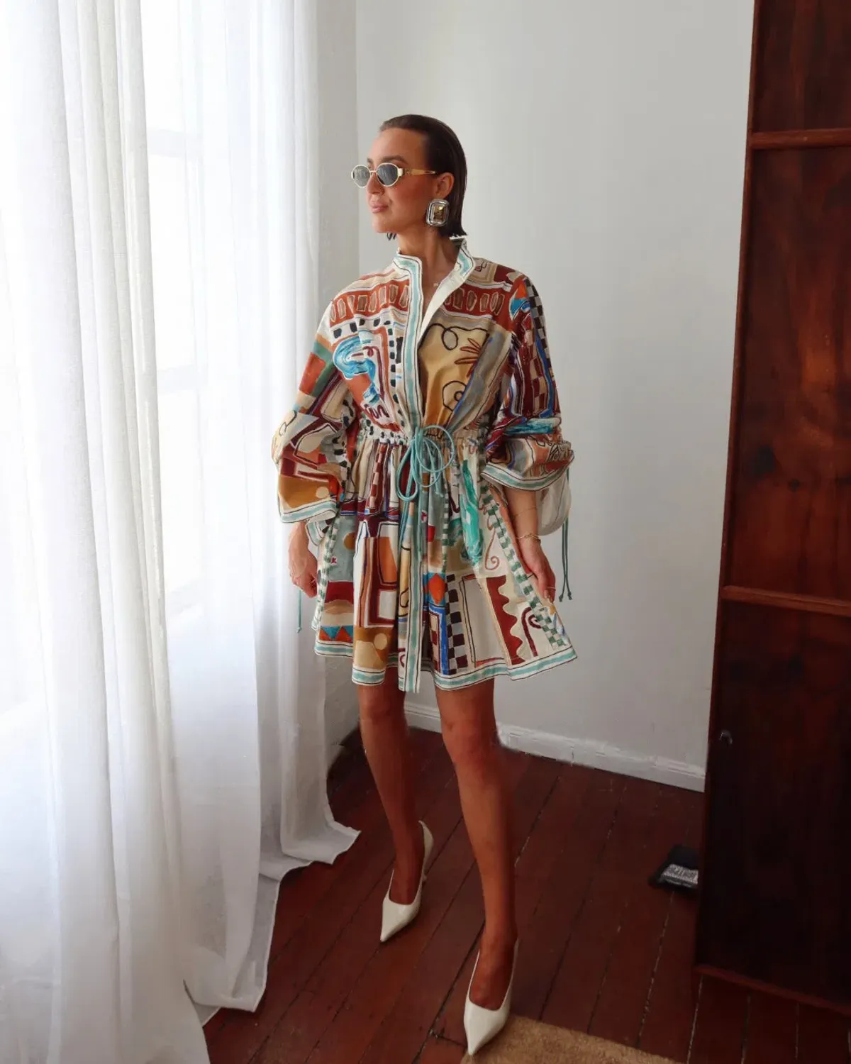 Alemais Michelle Mini Dress Size 10 - Image 3