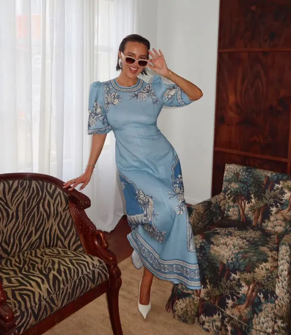 Alemais Villa Romantica Midi Dress Size 14 - Image 1