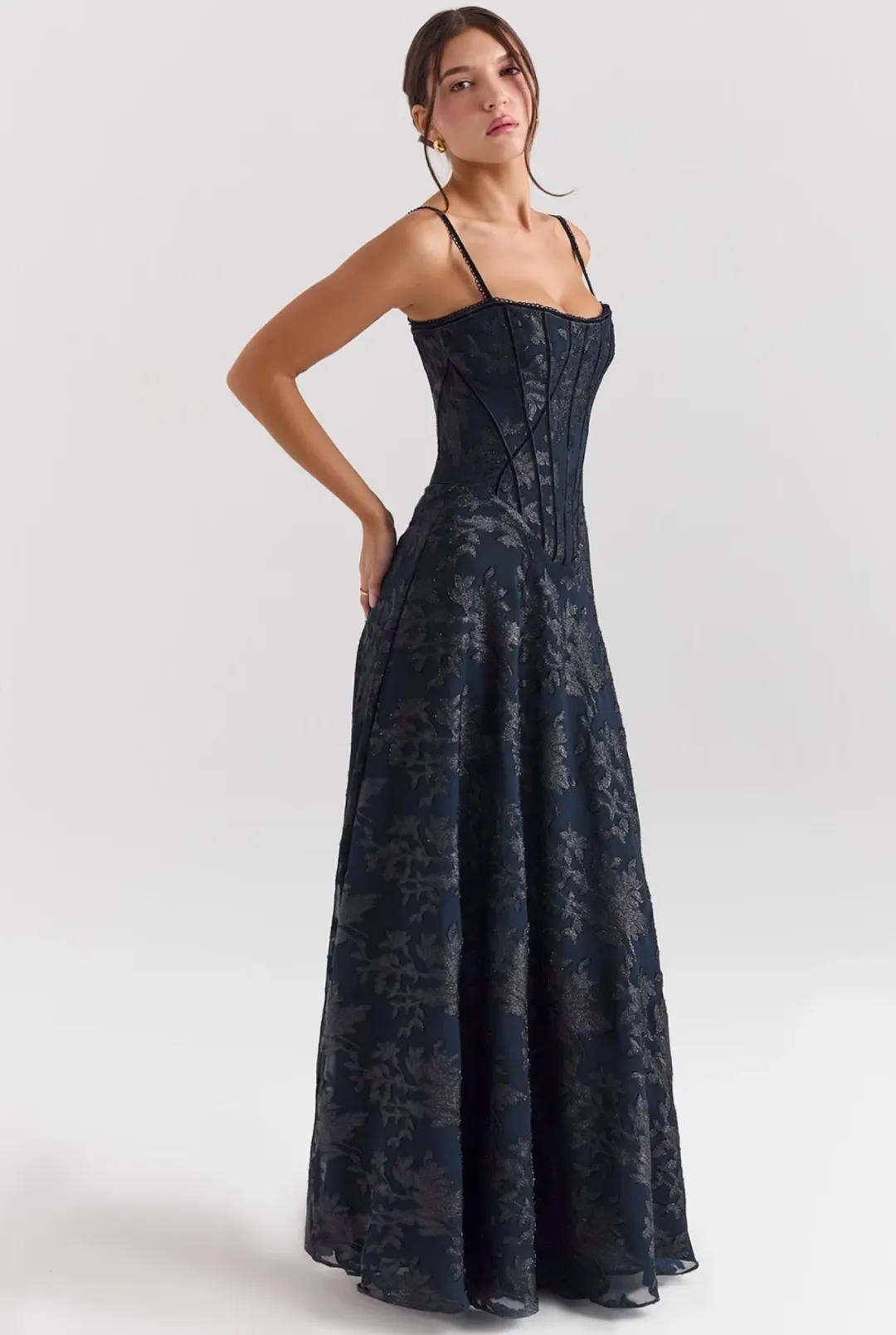 House of CB Esme midnight blue size 10 for rent on The Volte - main image
