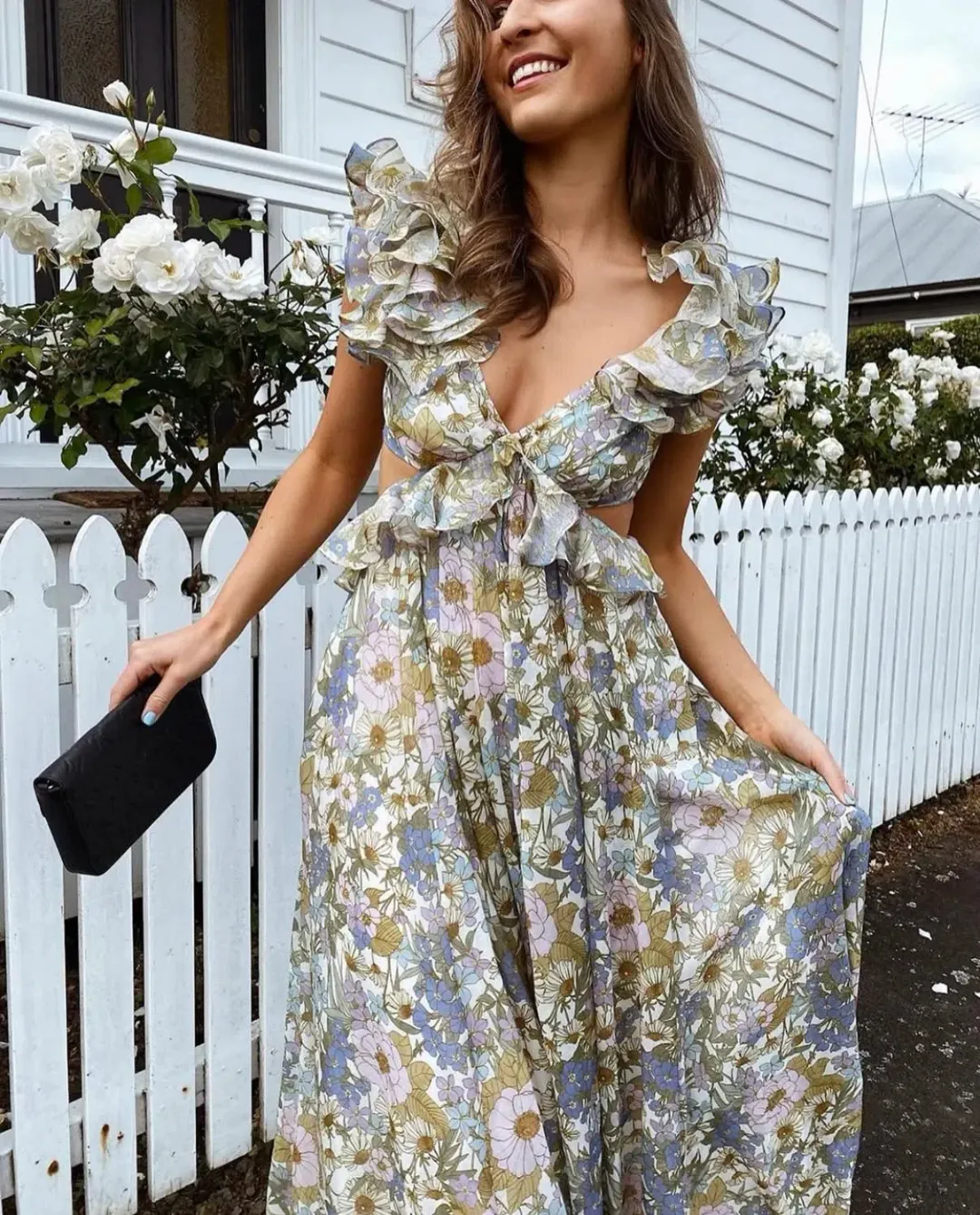 zimmermann super eight ruffle gown for rent on The Volte - main image