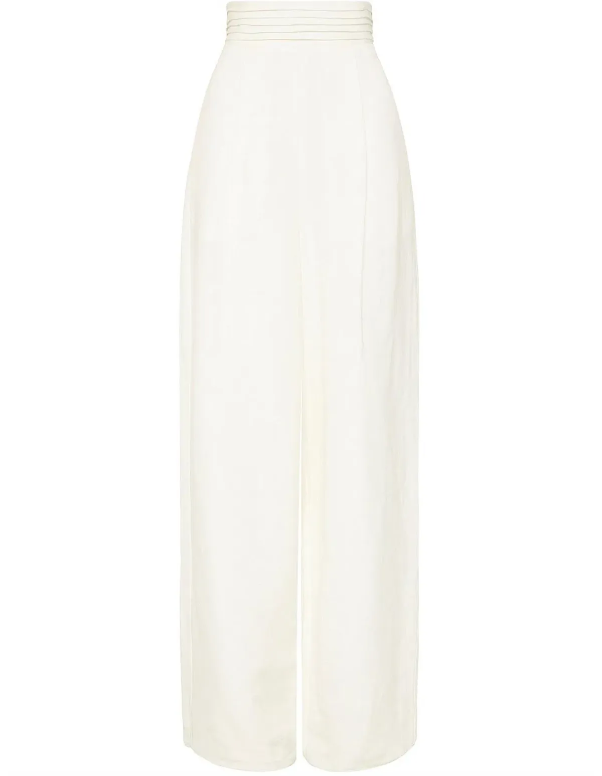 Aje Tate Linen Bland Wide Leg Pant white size 10 - Image 2