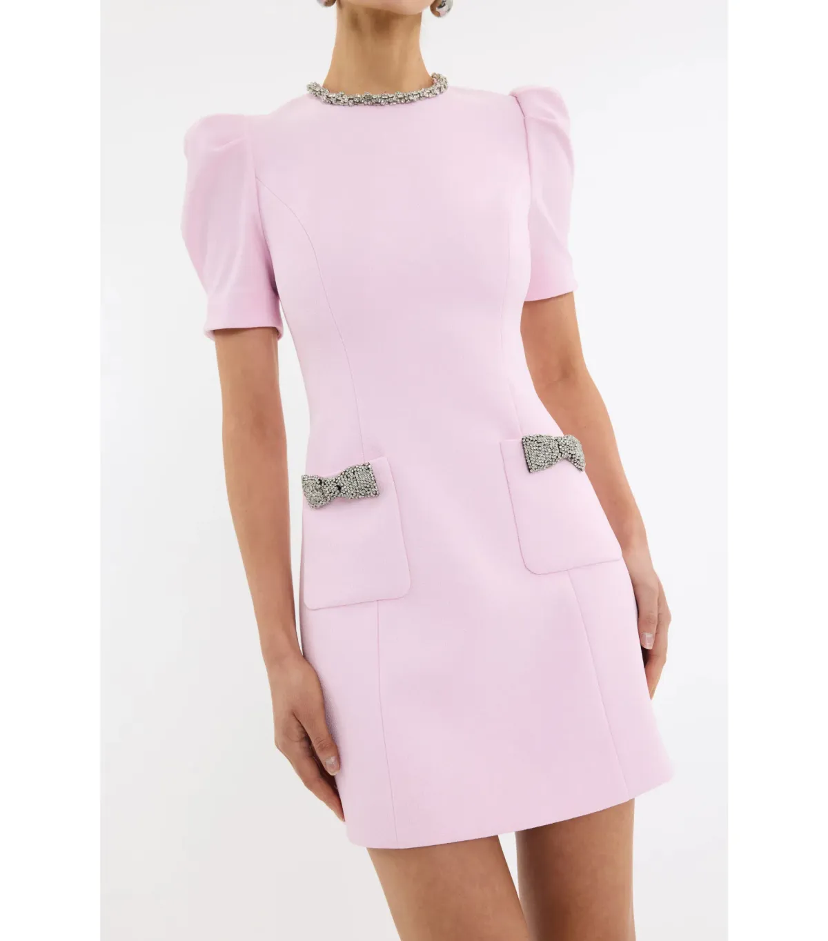 Rebecca Vallance Nemy Mini Dress Pink Size AU 8 - Image 2