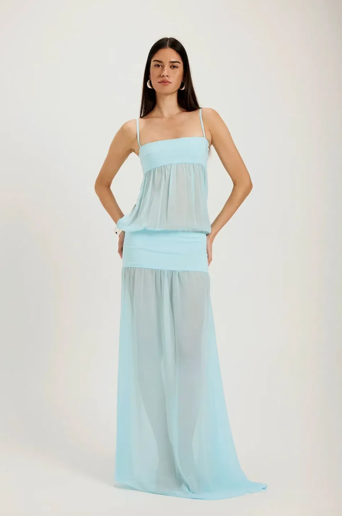ANCE GRIA Romeo Gown Aqua. Size S / AU 8 - Image 1