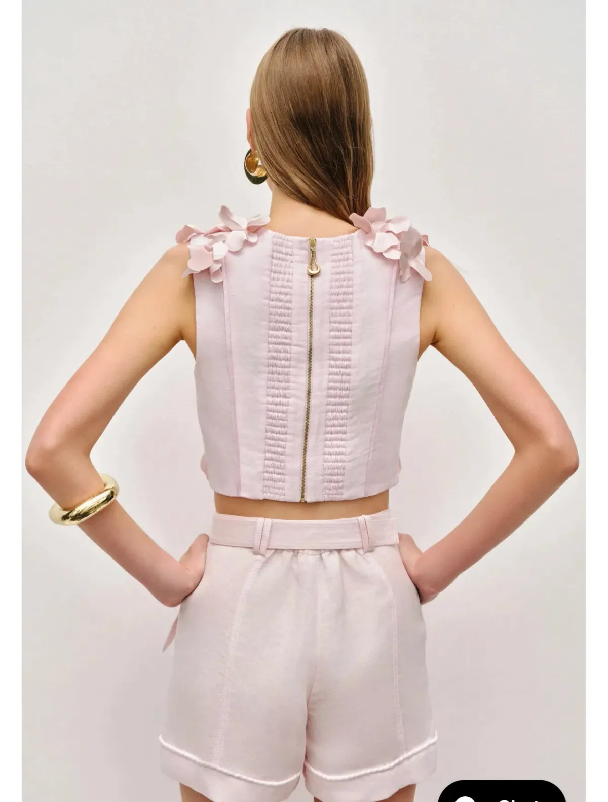 Aje Camille Flower Top size 10 - Image 3