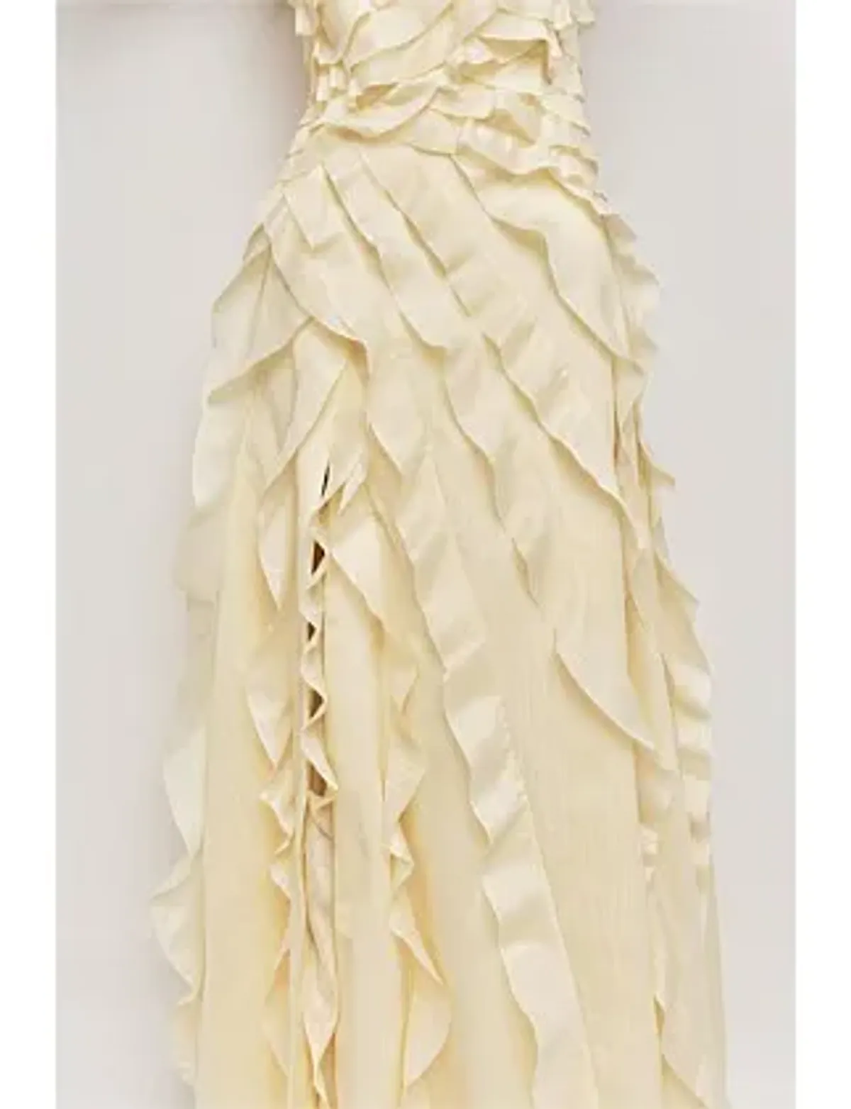 Aje Allairie Gown Yellow Size 8 - Image 3