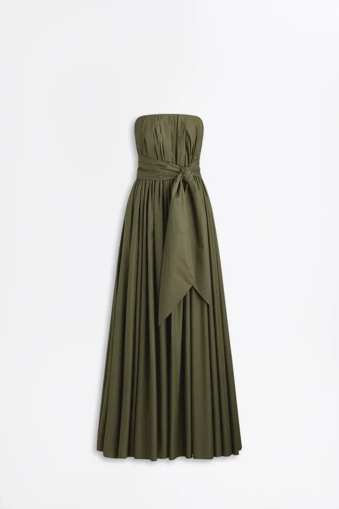 Scanlan Theodore Parachute Crepe Gown Green for rent on The Volte - main image