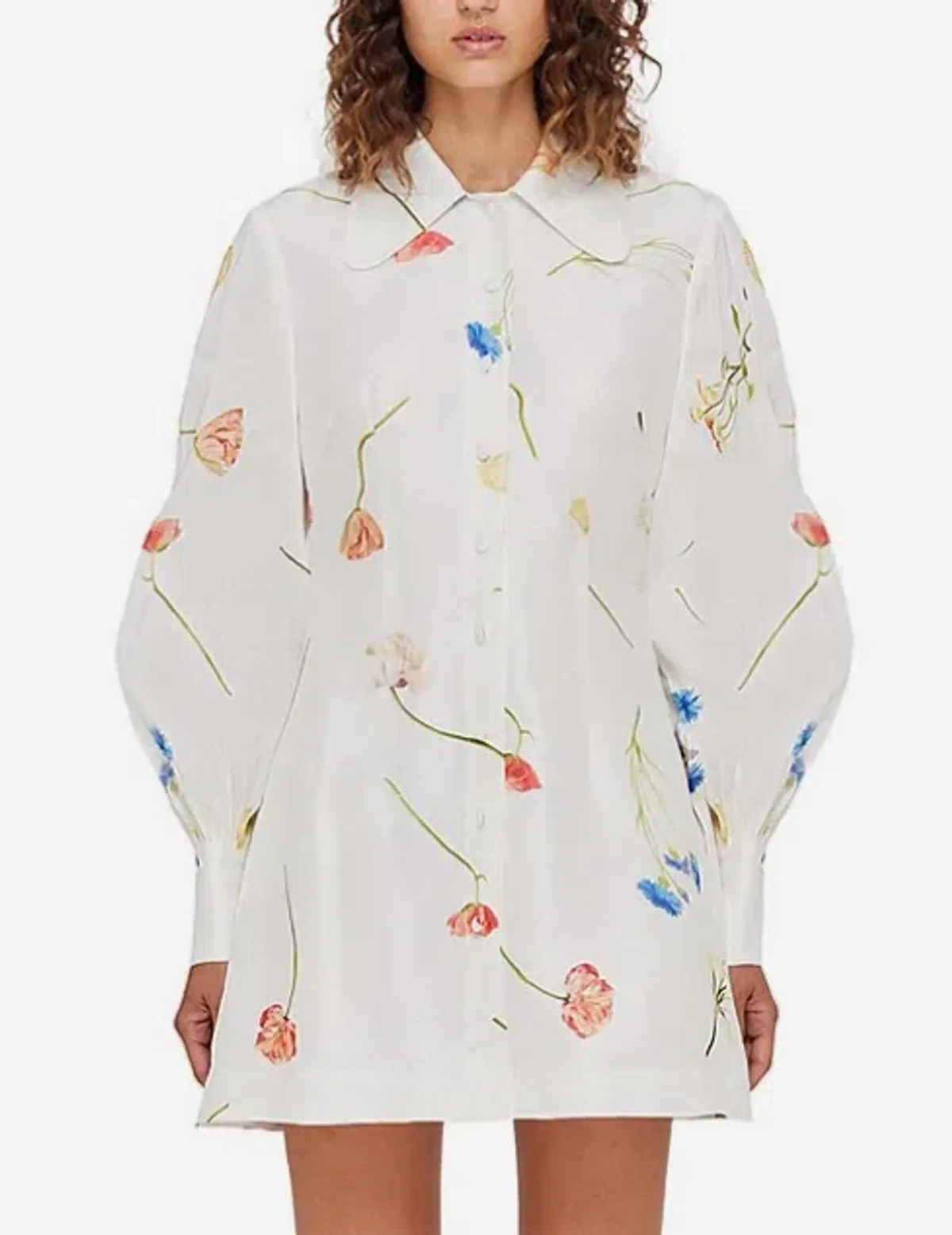 Leo Lin The Fields Linen Mini Dress size 10 - Image 1