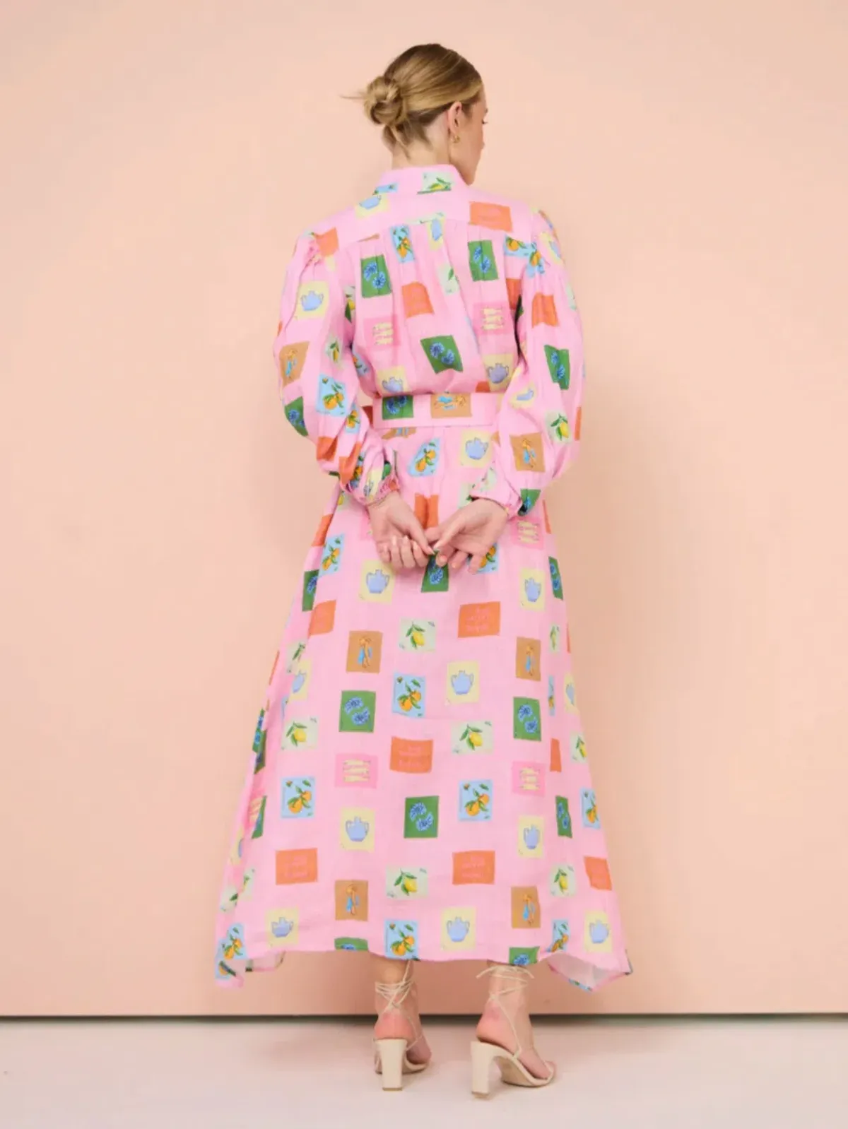 Palm Noosa Noddy Dress in Pink Emblem size 14 - Image 4