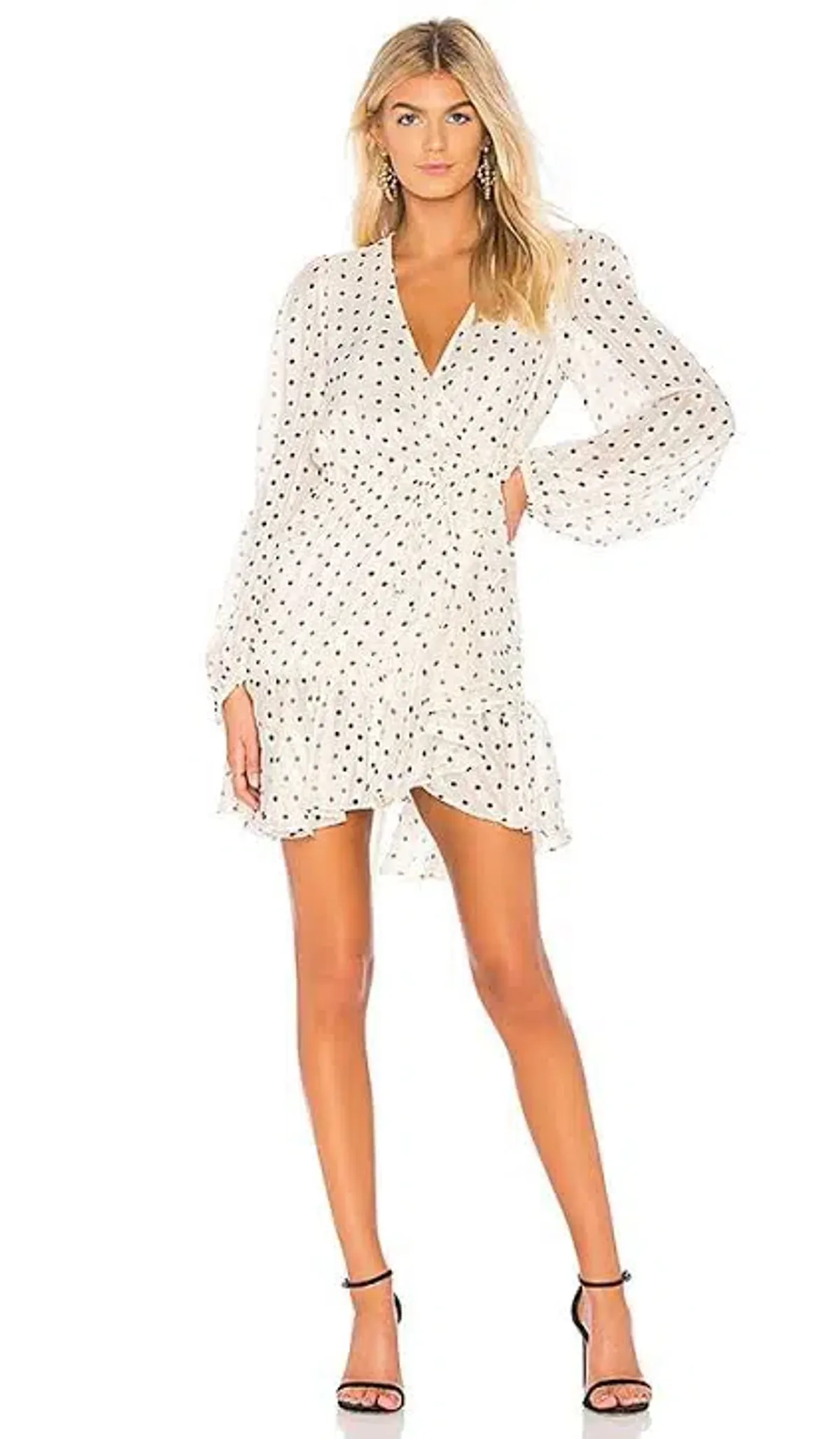 SHONA JOY KARINA PUFF SLEEVE DRESS - Image 3