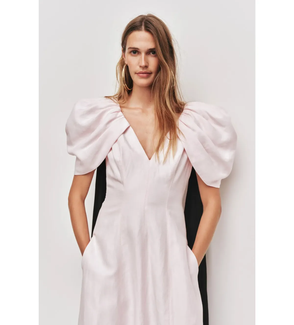 Aje Bisou Midi Dress Pastel Pink Size AU 10 - Image 2