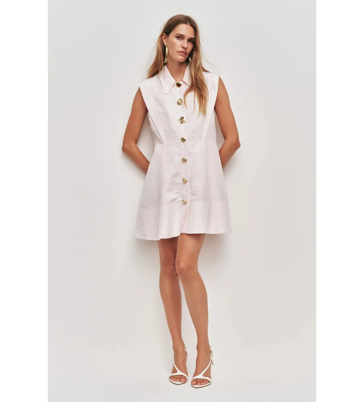 Aje Sacha Mini Dress Pastel Pink Size AU 10 - Image 1