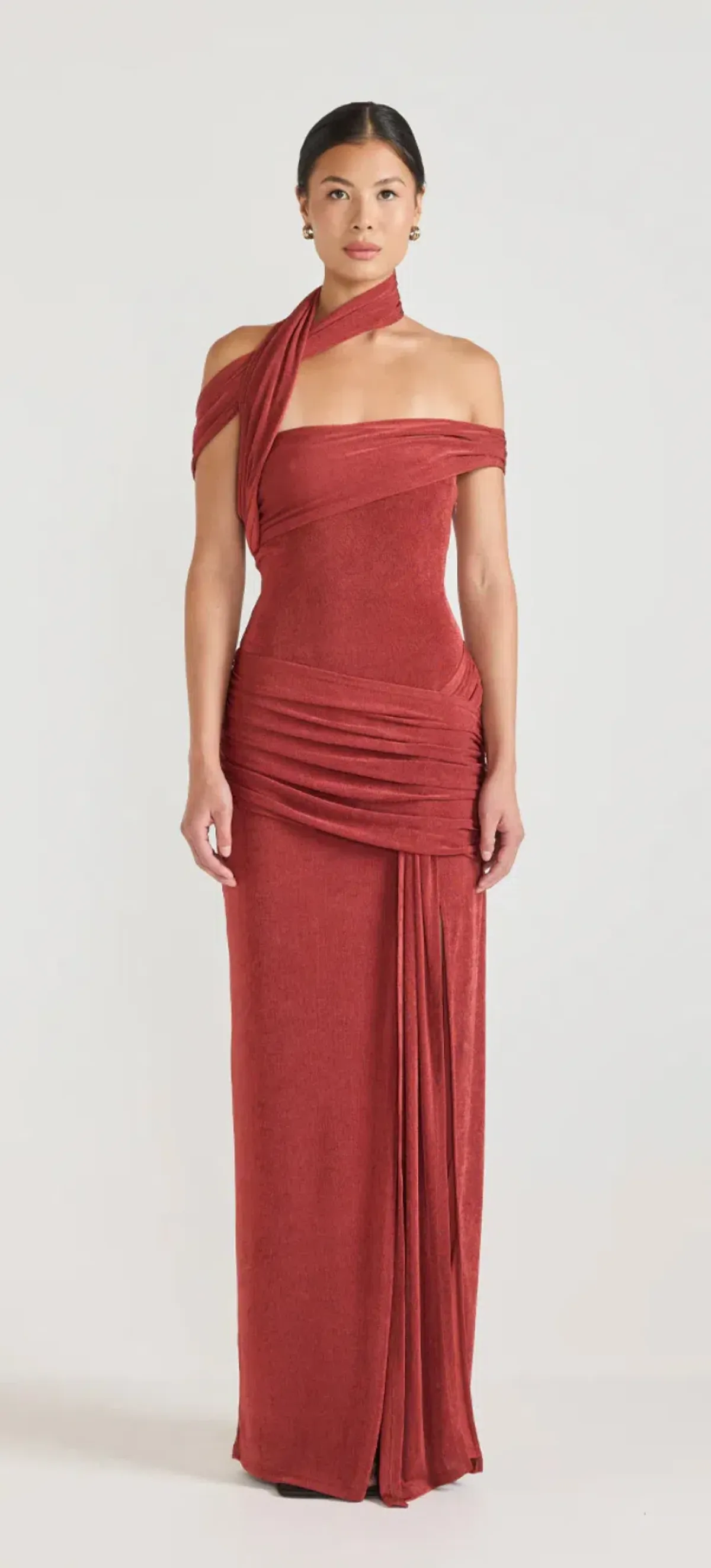 Tojhà Addonia Dress Sangria - Image 1