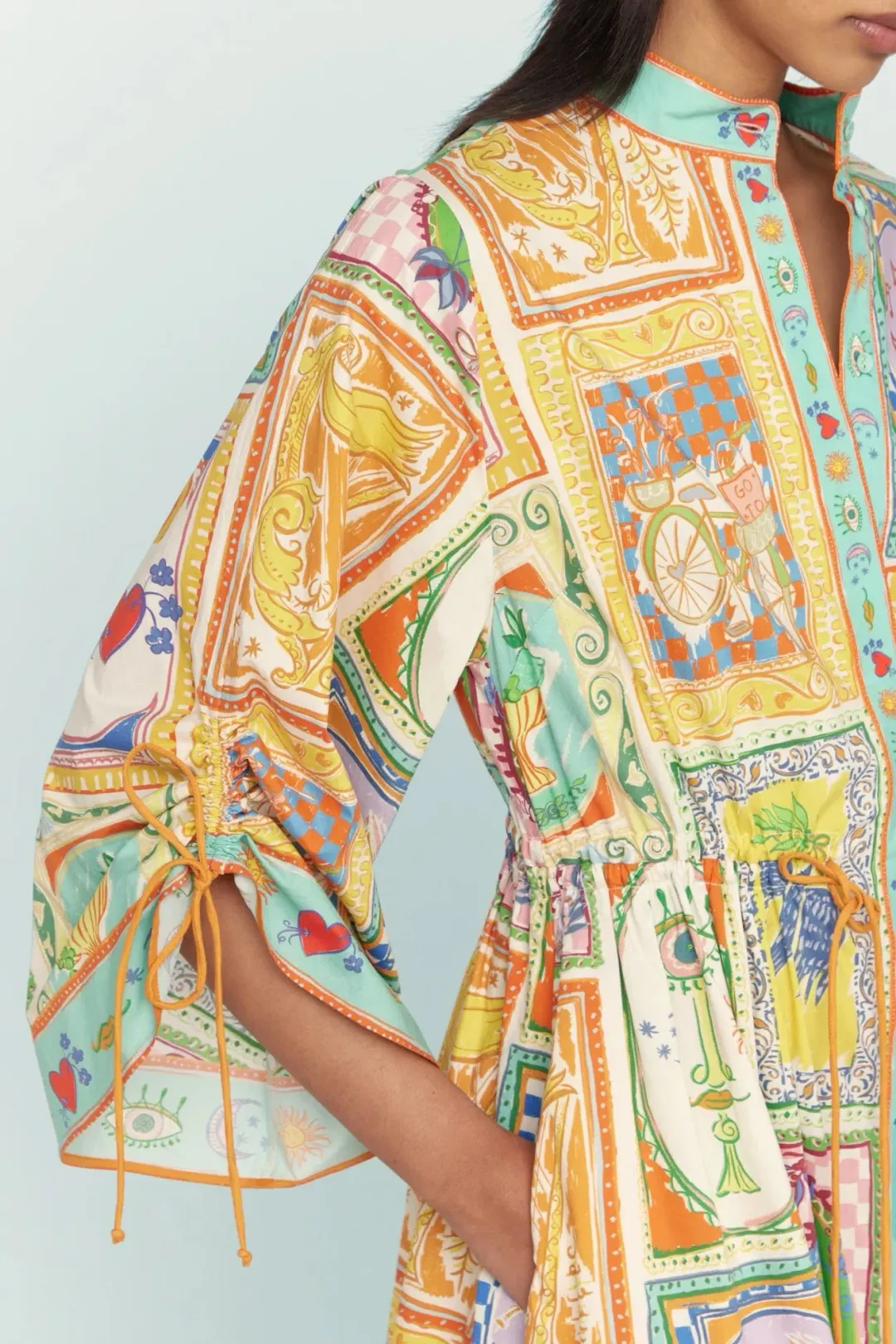 Alemais Holiday Go-To Shirtdress midi SIZE 16  for rent on The Volte - main image