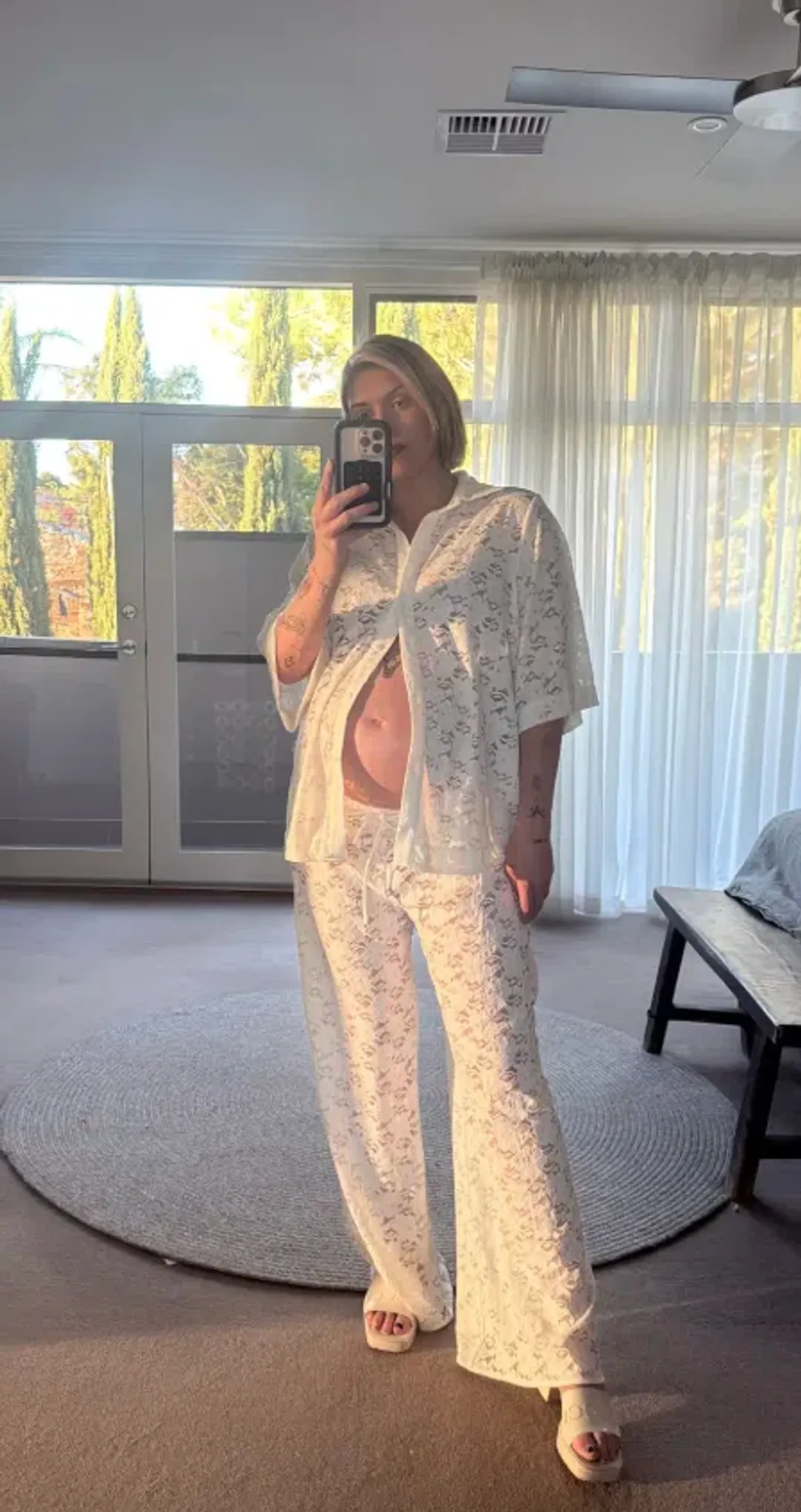 Loula White Lace Set for rent on The Volte - main image