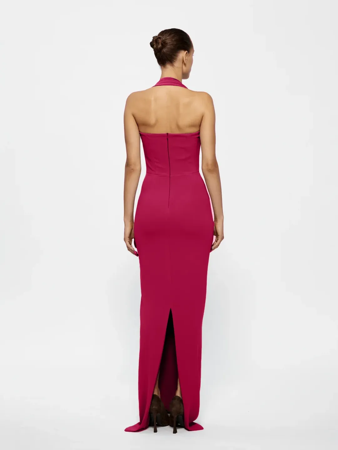 Effie Kats Marian Gown - Raspberry Size S for rent on The Volte - main image