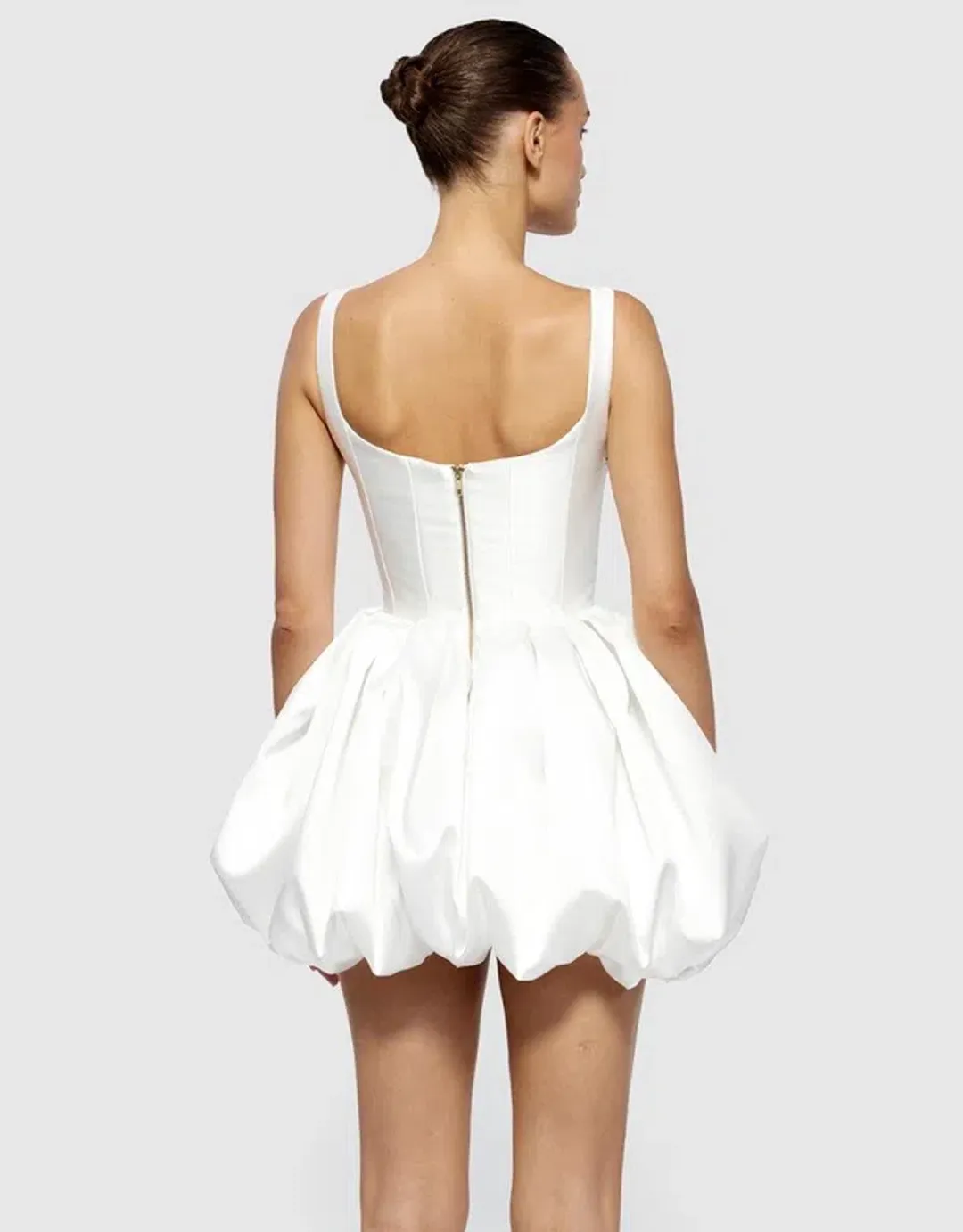 Effie Kats Muse Mini Dress / White / Size 8 for rent on The Volte - main image