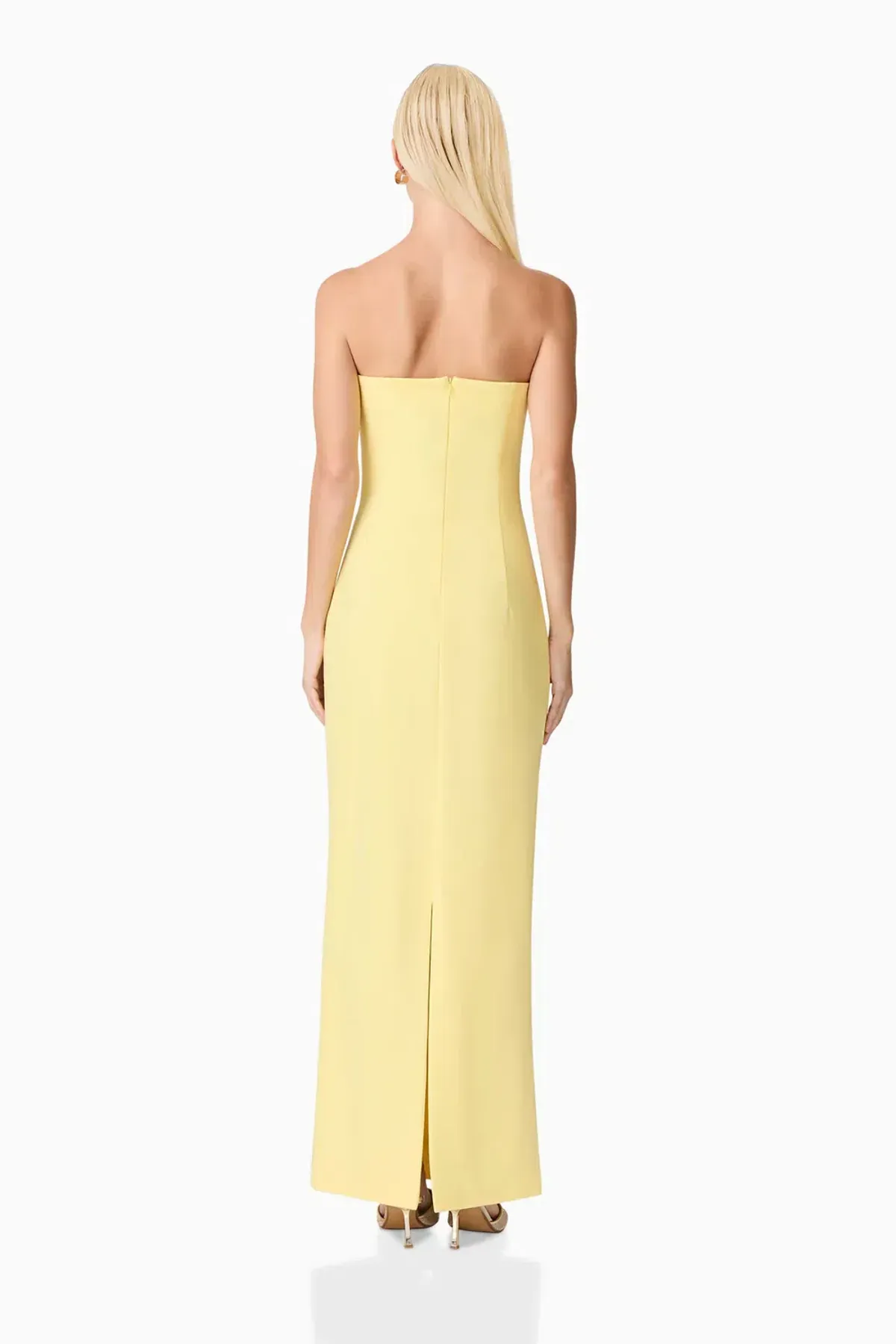 Elliatt Evee Strapless Maxi Dress Yellow 6 - Image 2