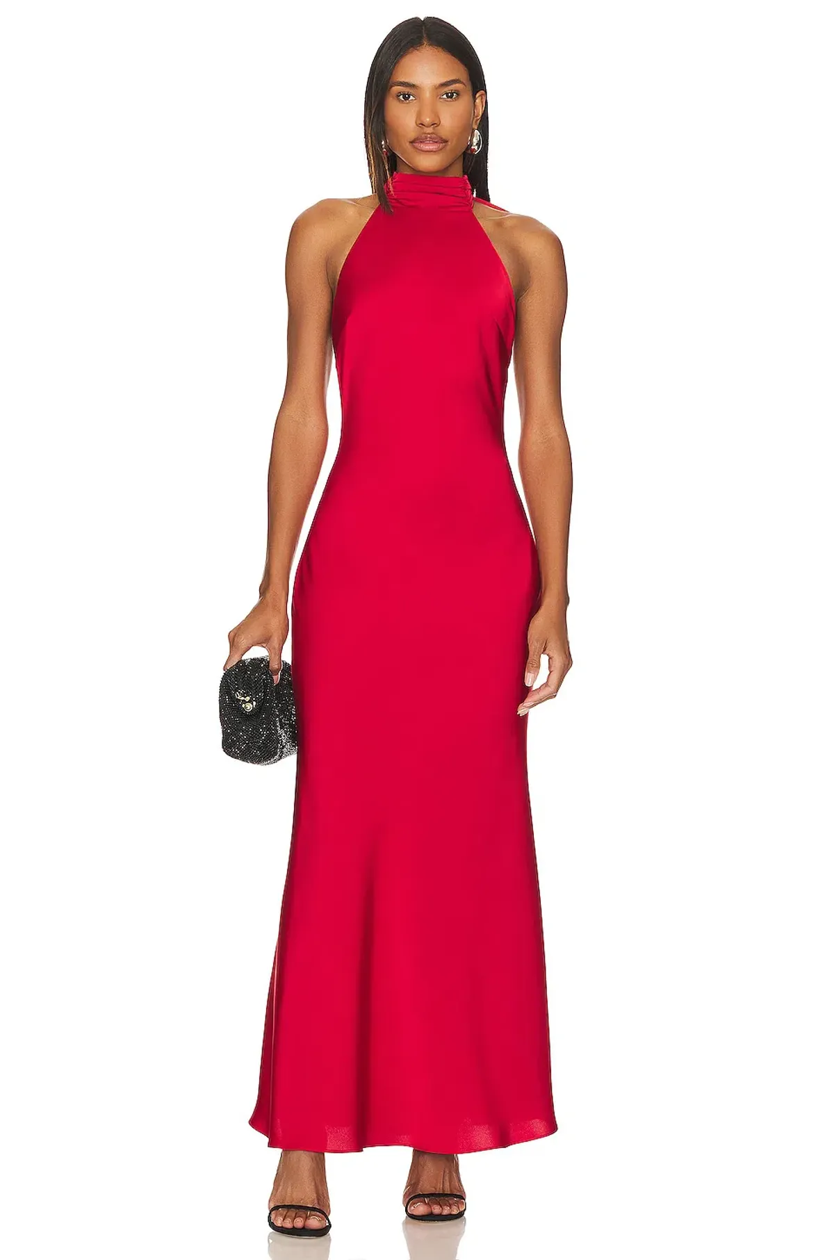 Evianna Gown in crimson size 8 - Image 1