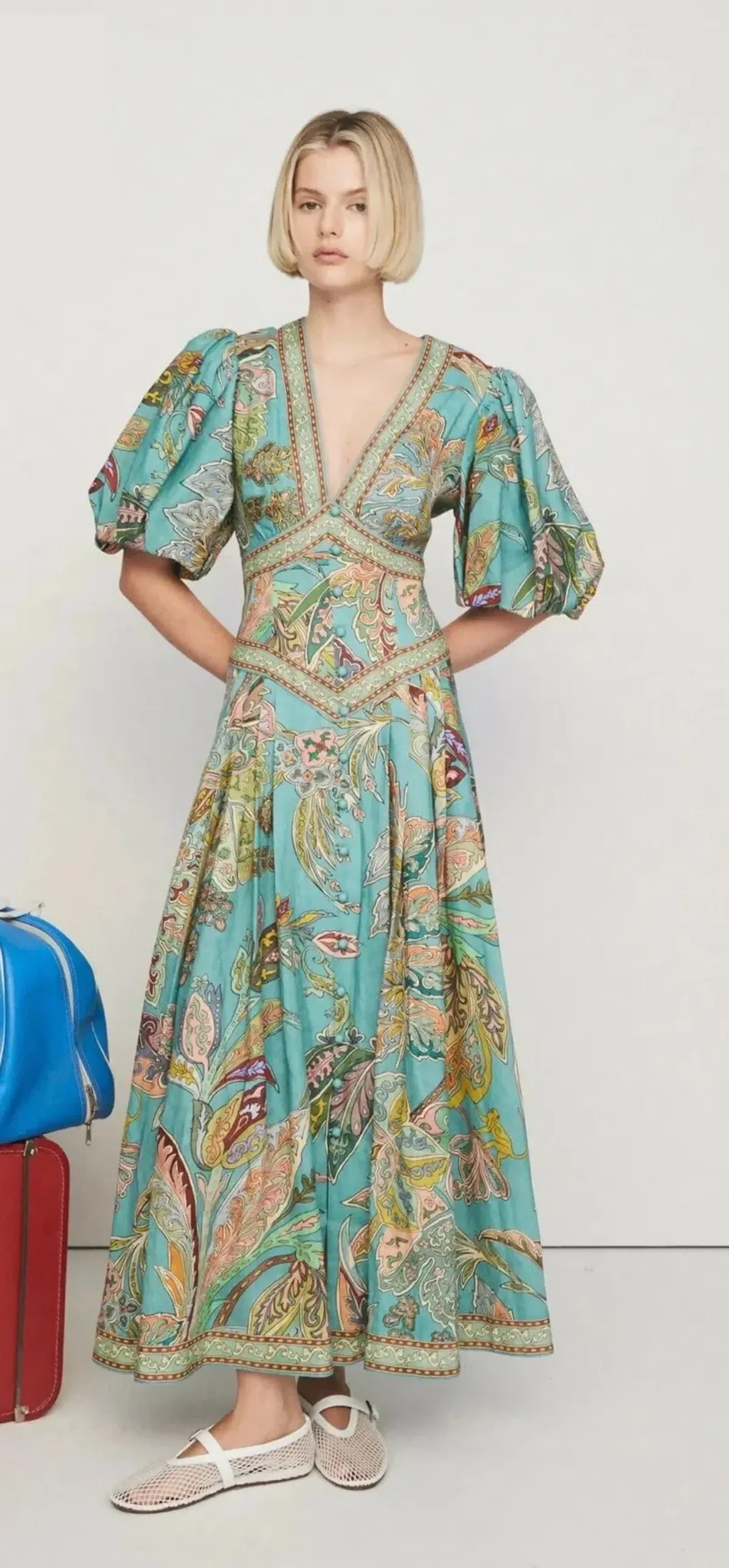 Alemais Franca midi dress AU size 14 - Image 1