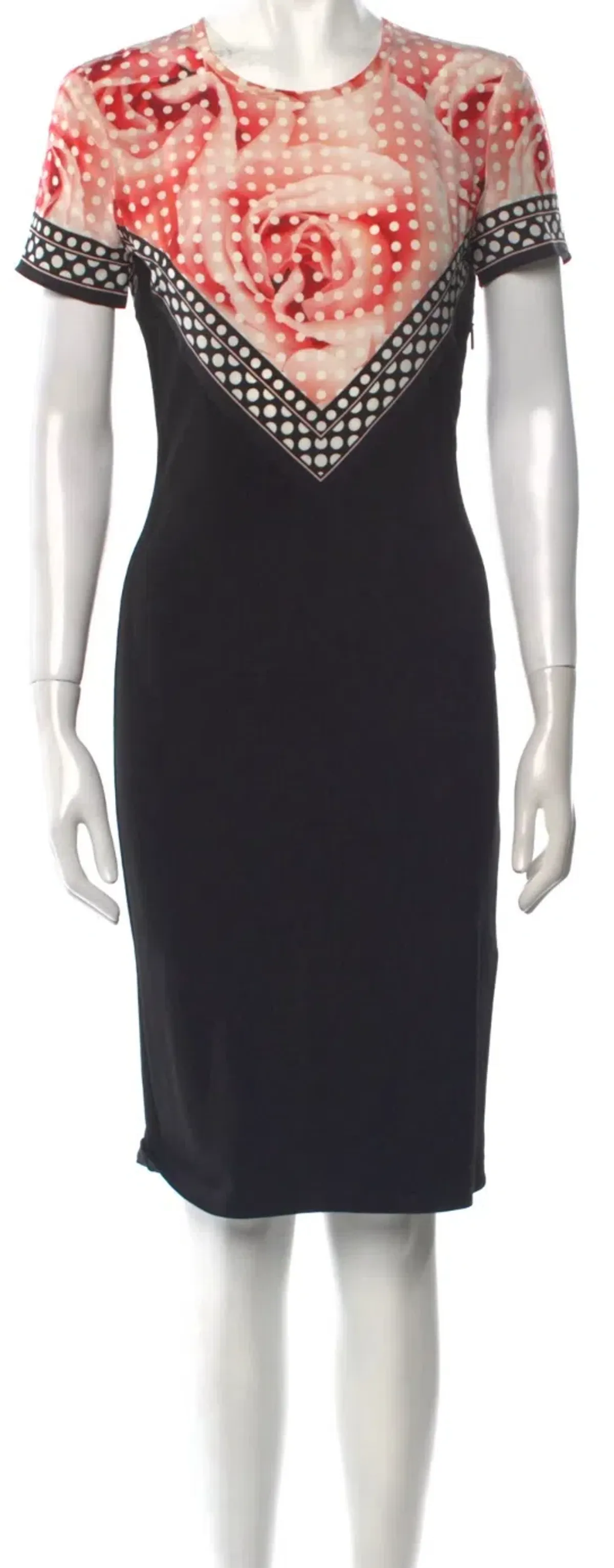 Roberto Cavalli Rose knee length dress - Image 1