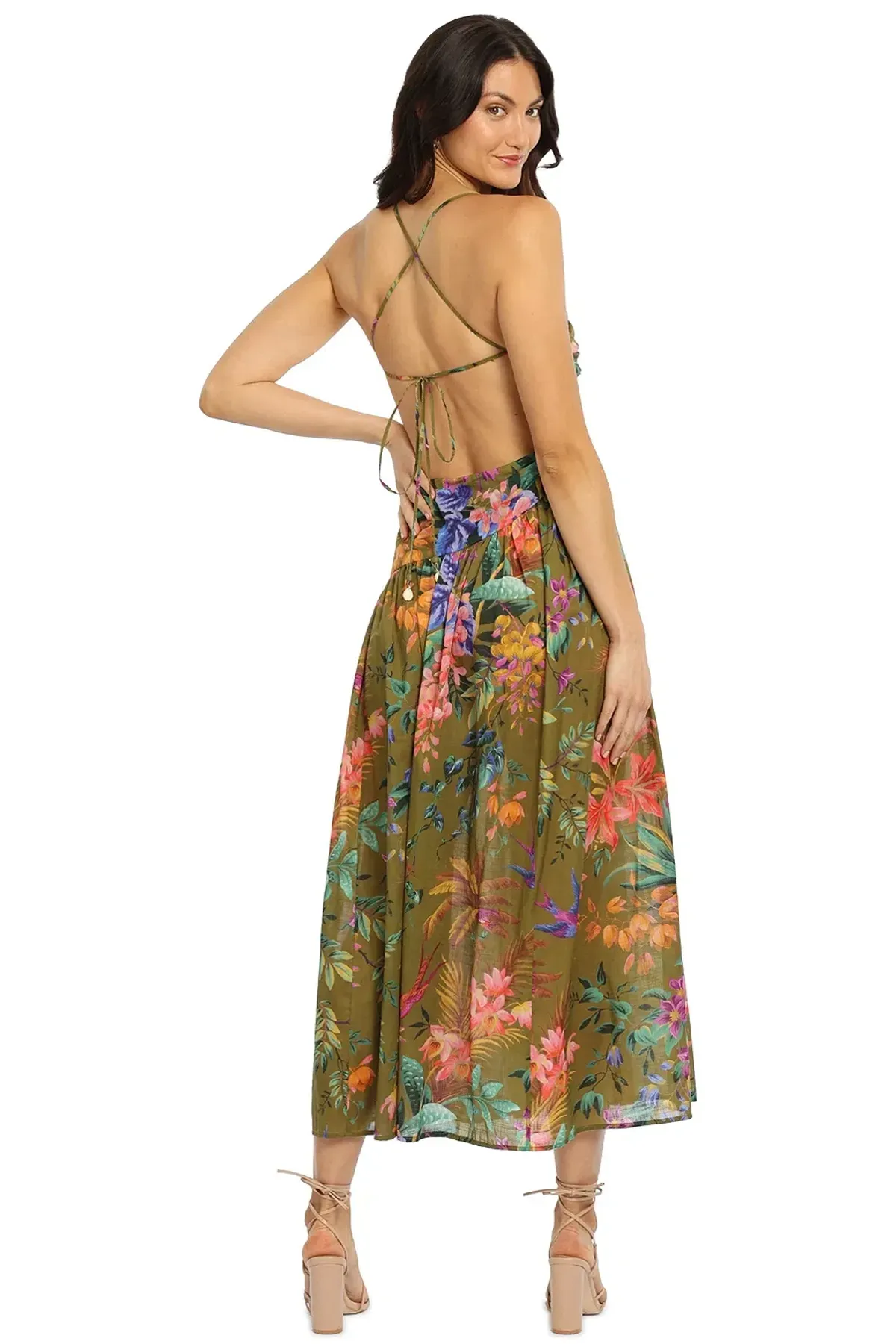 Zimmerman Tropicana Asymmetric dress - Image 3
