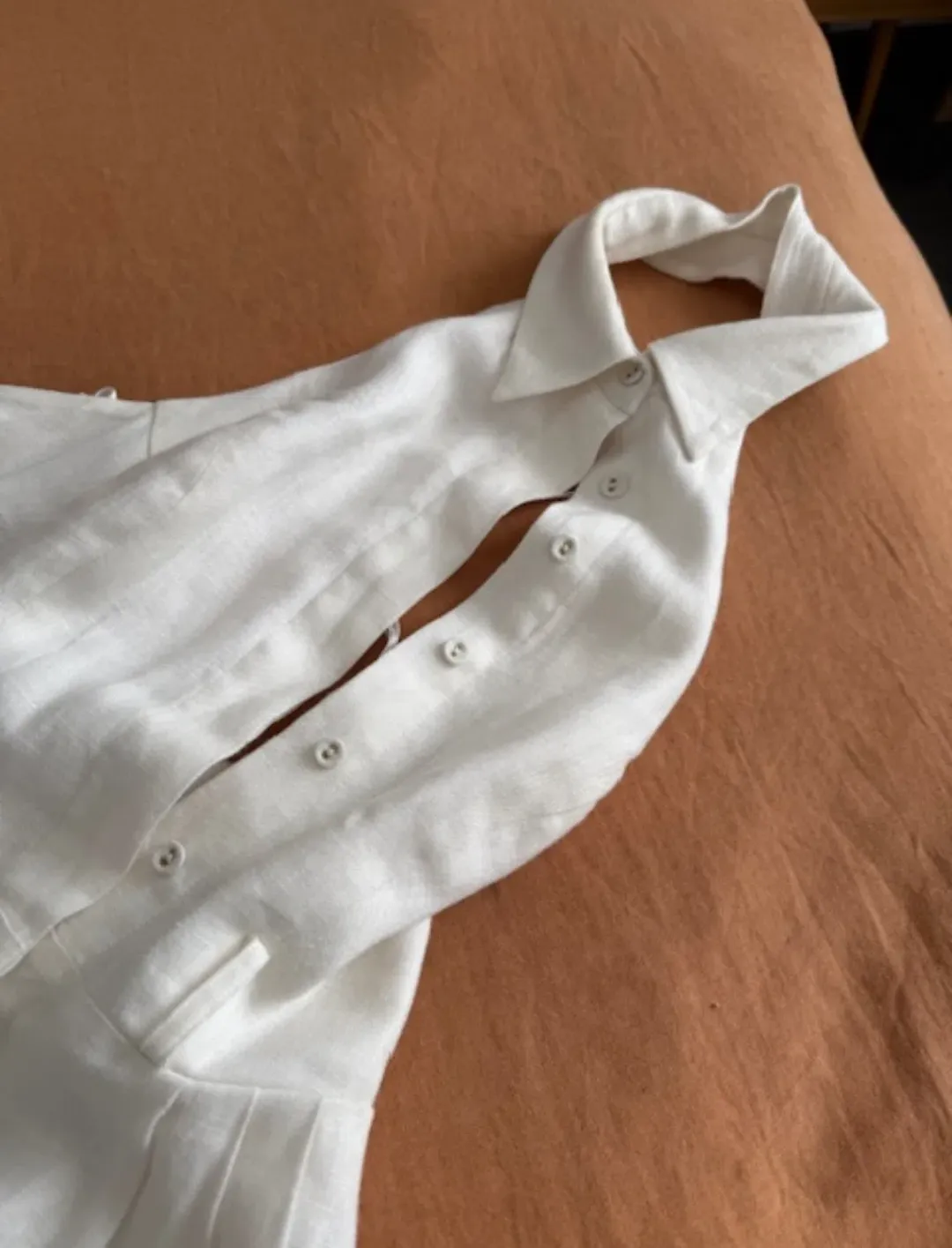 Zimmermann Primrose Halter Dress White for rent on The Volte - main image