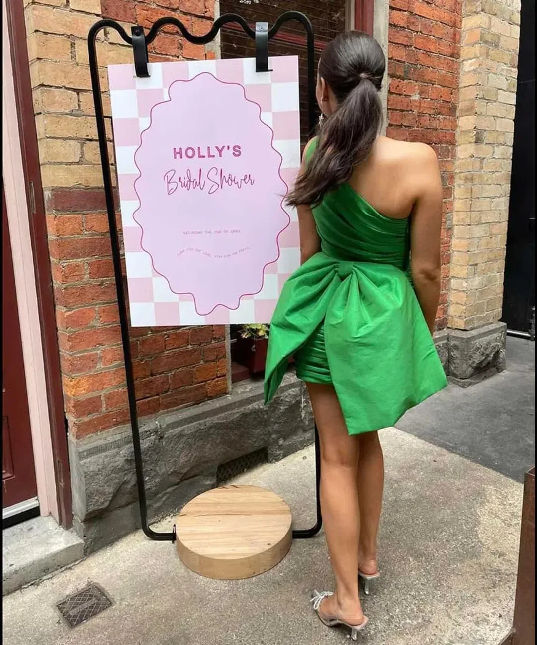 Rachel Gilbert Green Marco Mini Size 6 (Size 1) for rent on The Volte - main image